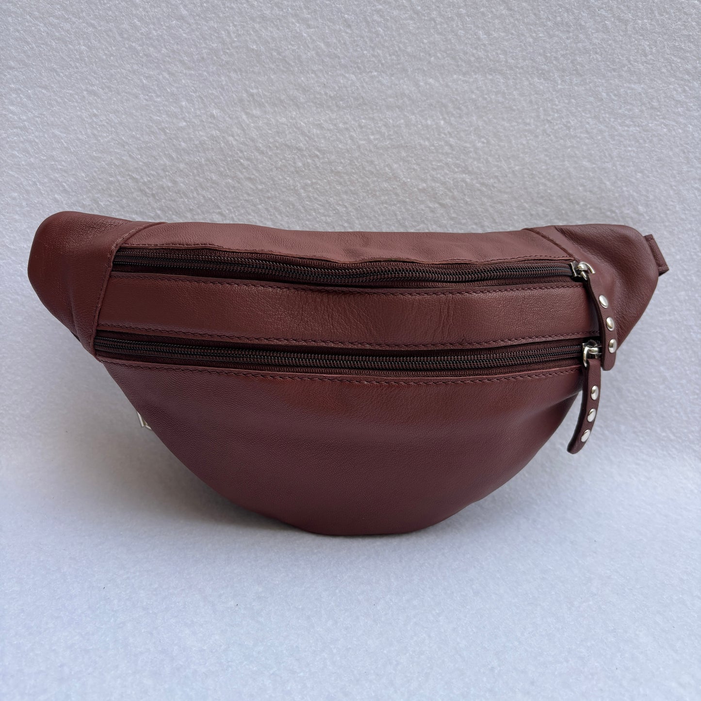 Premium Retro Chic Green BioCuir® Natural Leather Exclusive Piece No. 12639
