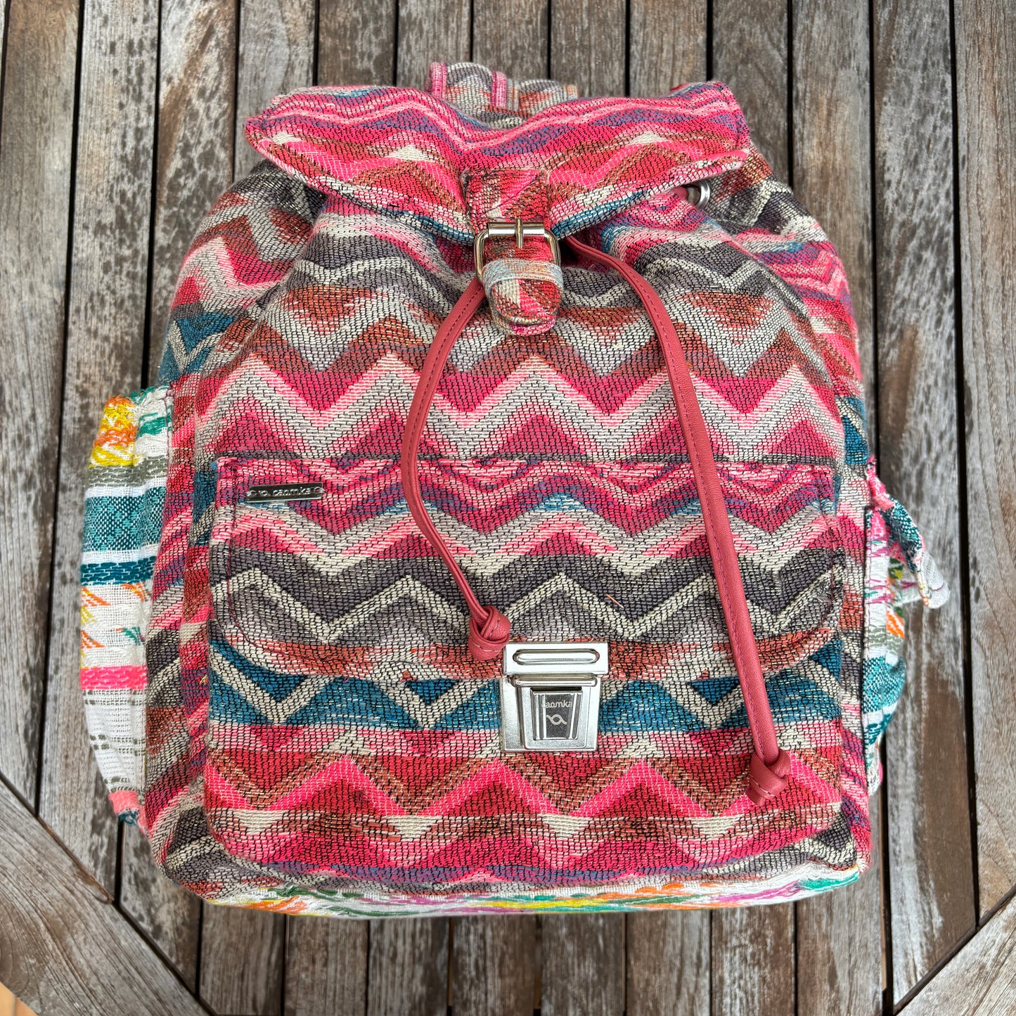 Mochila Caomka modelo Om "India Travel" · Pieza Única núm. 18600
