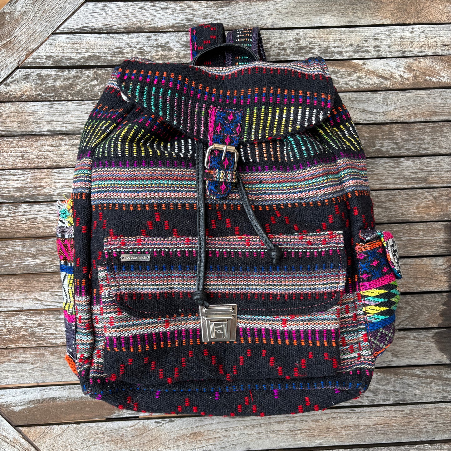 Mochila Caomka modelo Om "India Travel" · Pieza Única núm. 18606