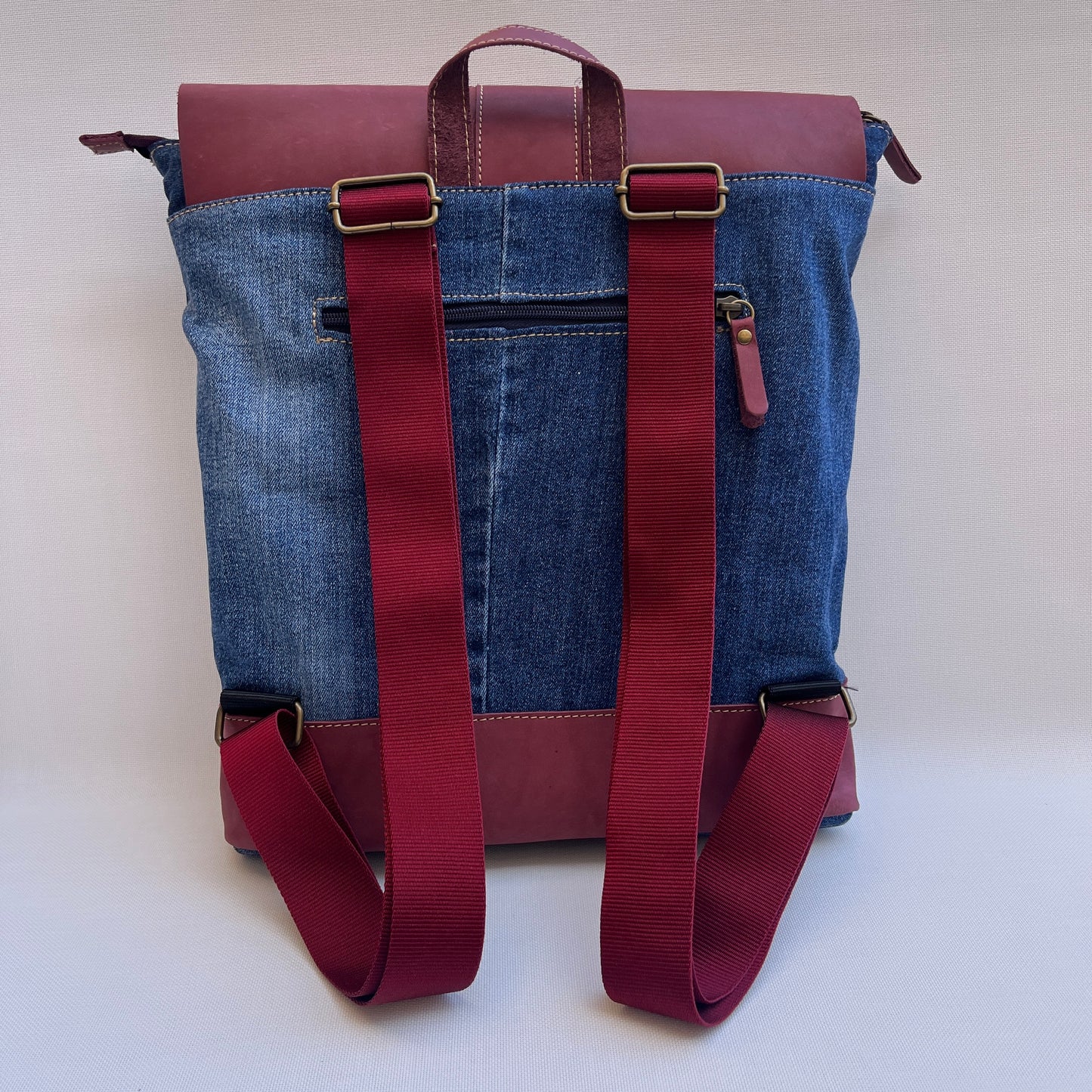 Mochila Top Caomka Recycled ♻️ Jeans · Pieza Única 15464