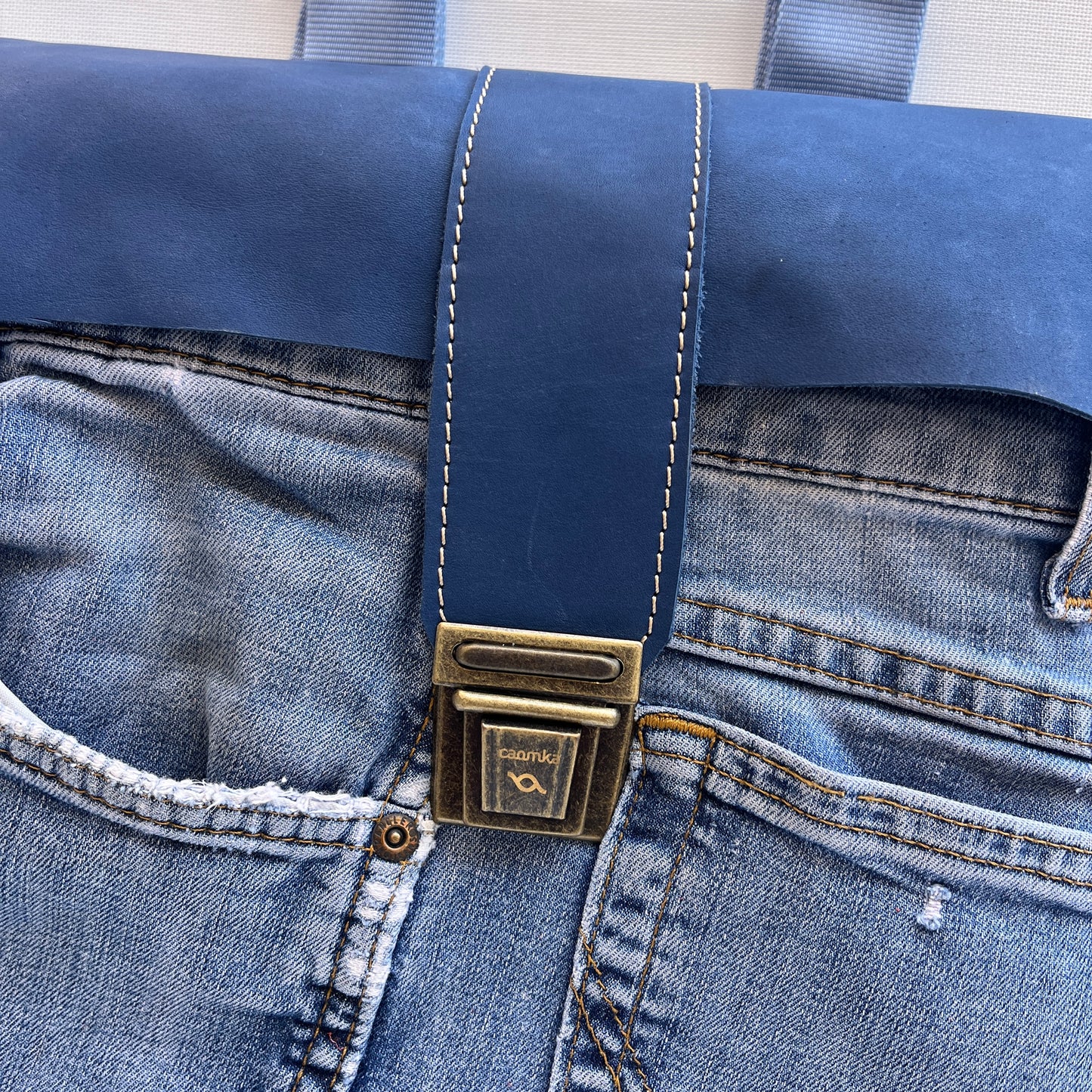 Mochila Top Caomka Recycled ♻️ Jeans · Pieza Única 15465