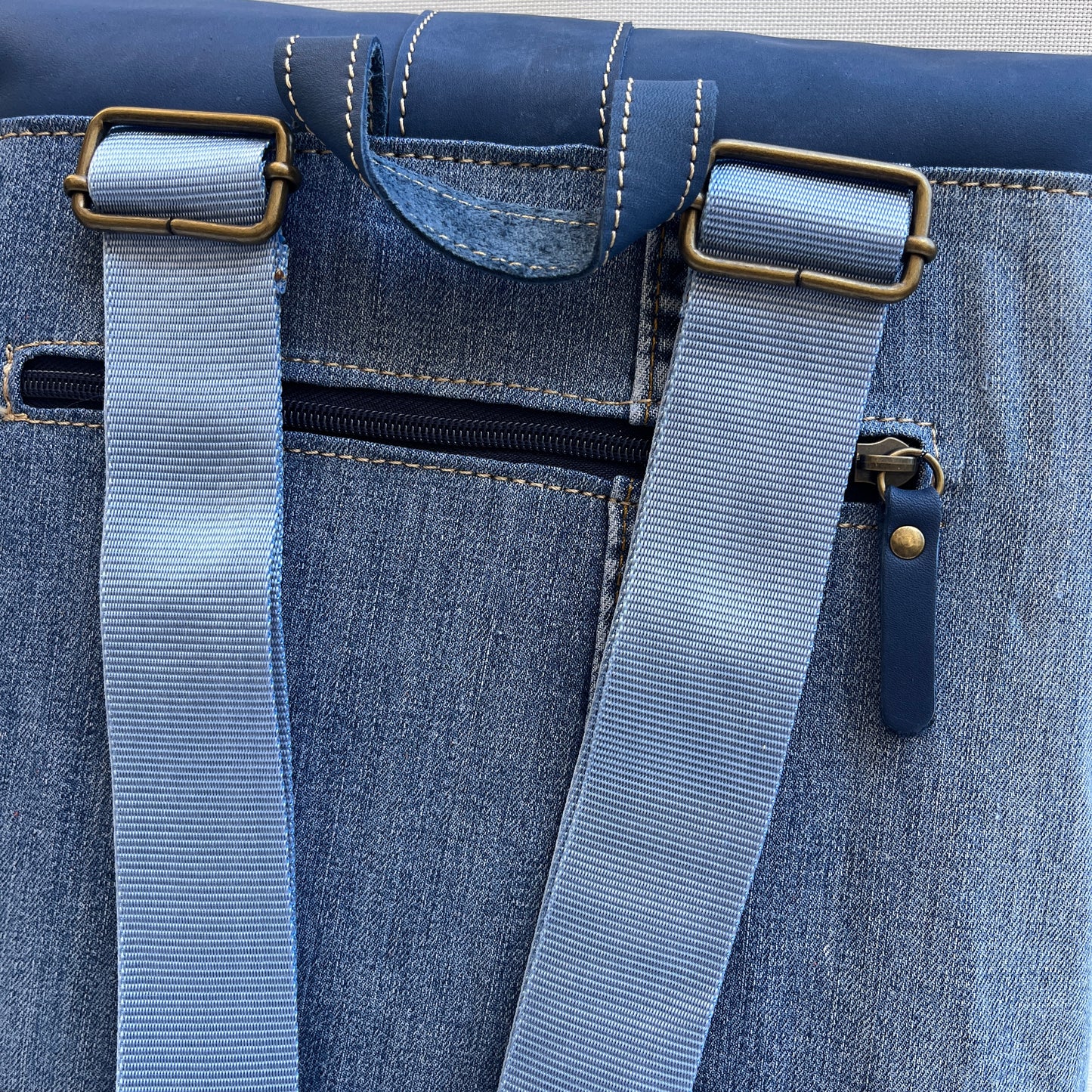 Mochila Top Caomka Recycled ♻️ Jeans · Pieza Única 15465