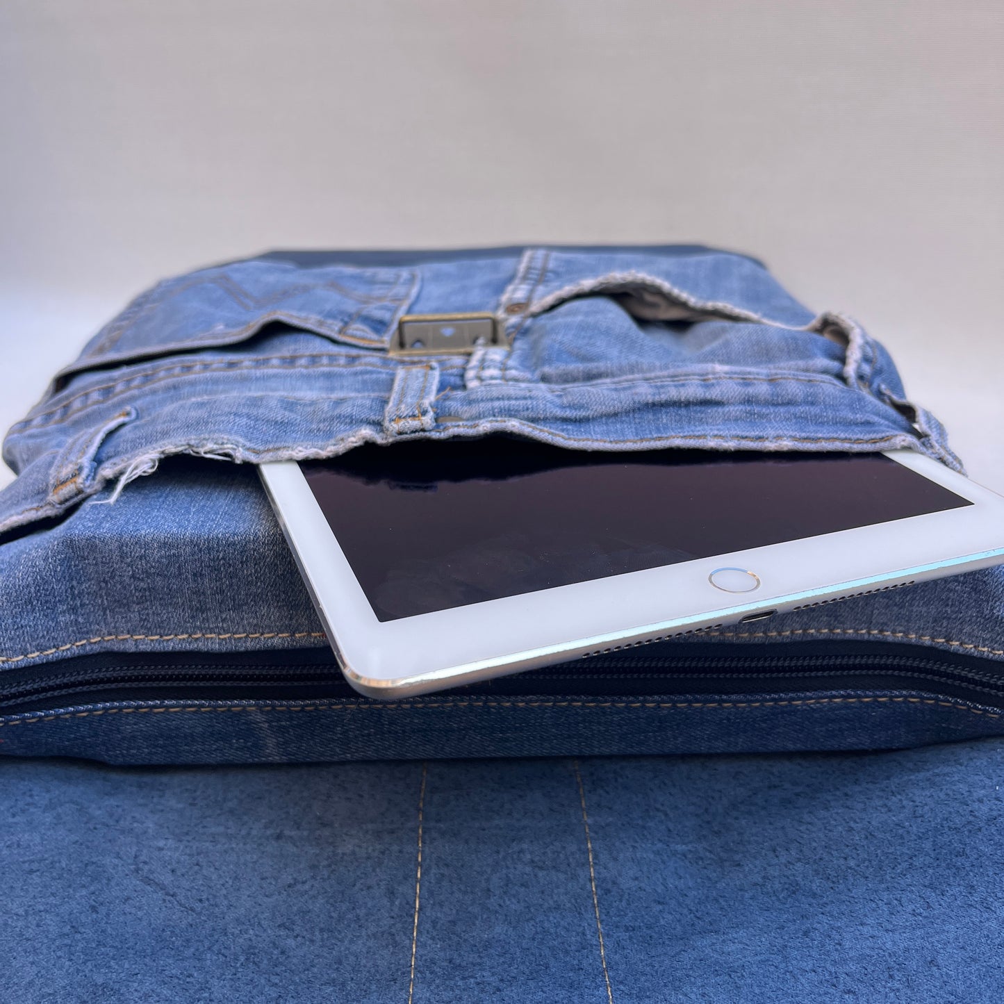 Mochila Top Caomka Recycled ♻️ Jeans · Pieza Única 15465