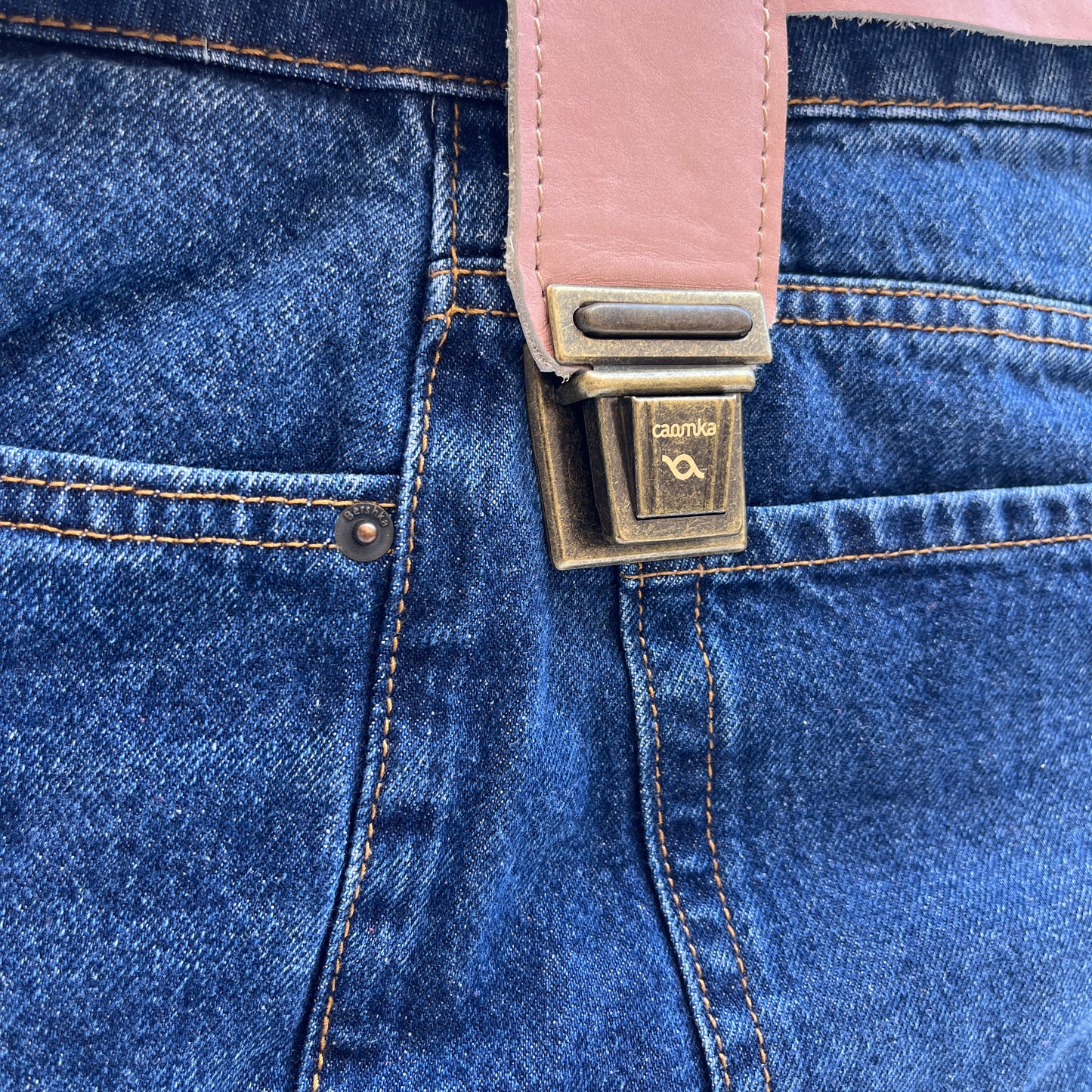 Mochila Top Caomka Recycled ♻️ Jeans · Pieza Única 15466