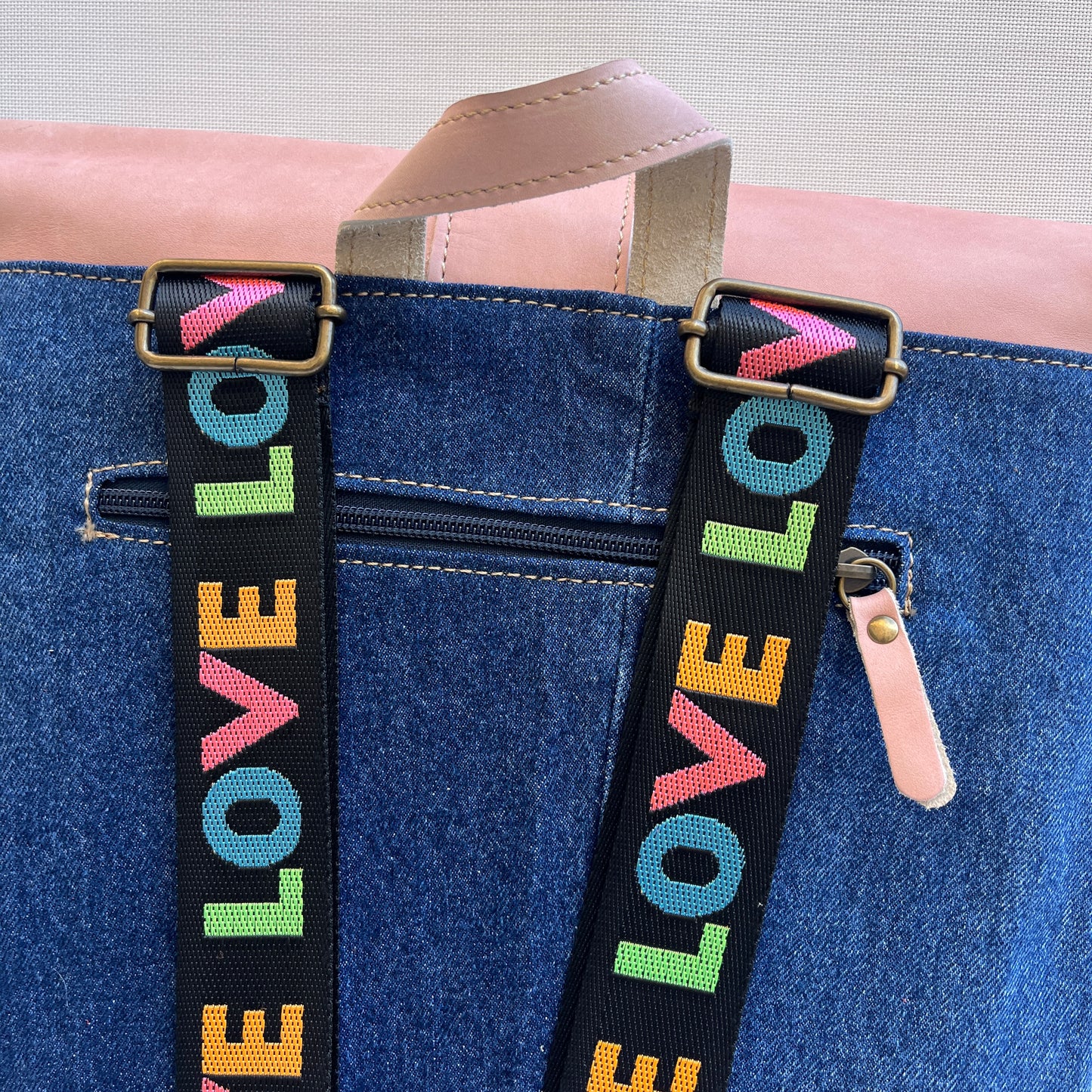 Mochila Top Caomka Recycled ♻️ Jeans · Pieza Única 15466