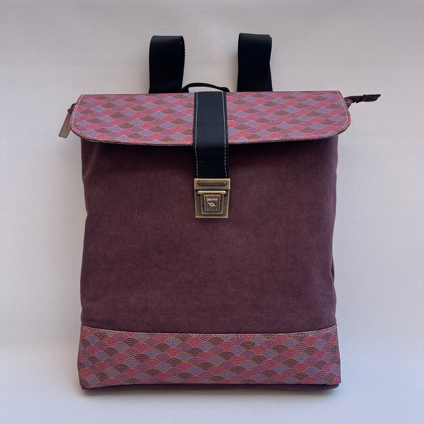 Mochila Top Caomka · Tejido natural de cáñamo · Pieza Única 15471