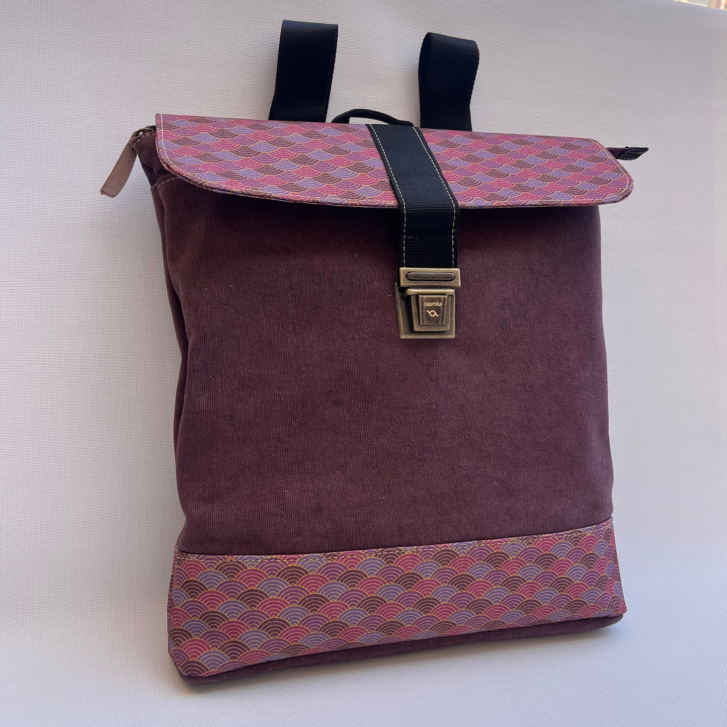 Mochila Top Caomka · Tejido natural de cáñamo · Pieza Única 15471