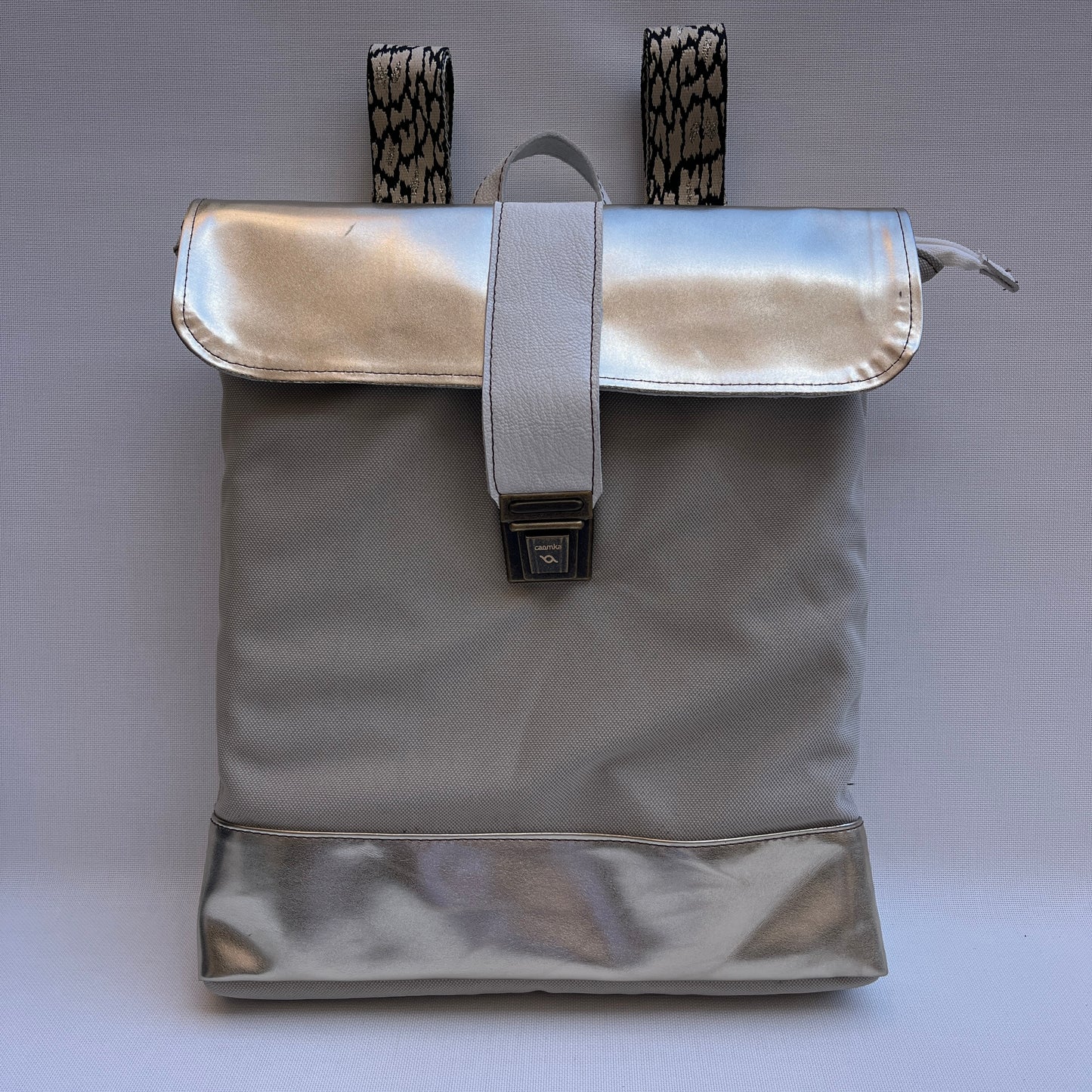 Mochila Top Caomka · Tejido natural de cáñamo · Pieza Única 15472