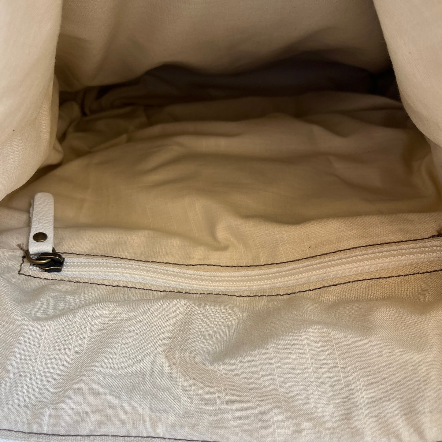 Mochila Top Caomka · Tejido natural de cáñamo · Pieza Única 15472