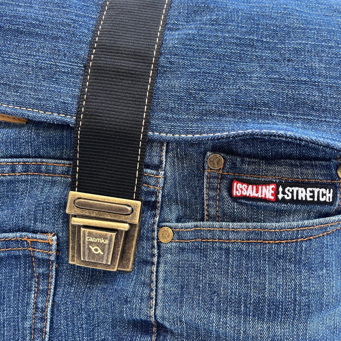 Mochila Top Caomka Recycled ♻️ Jeans · Pieza Única 15473