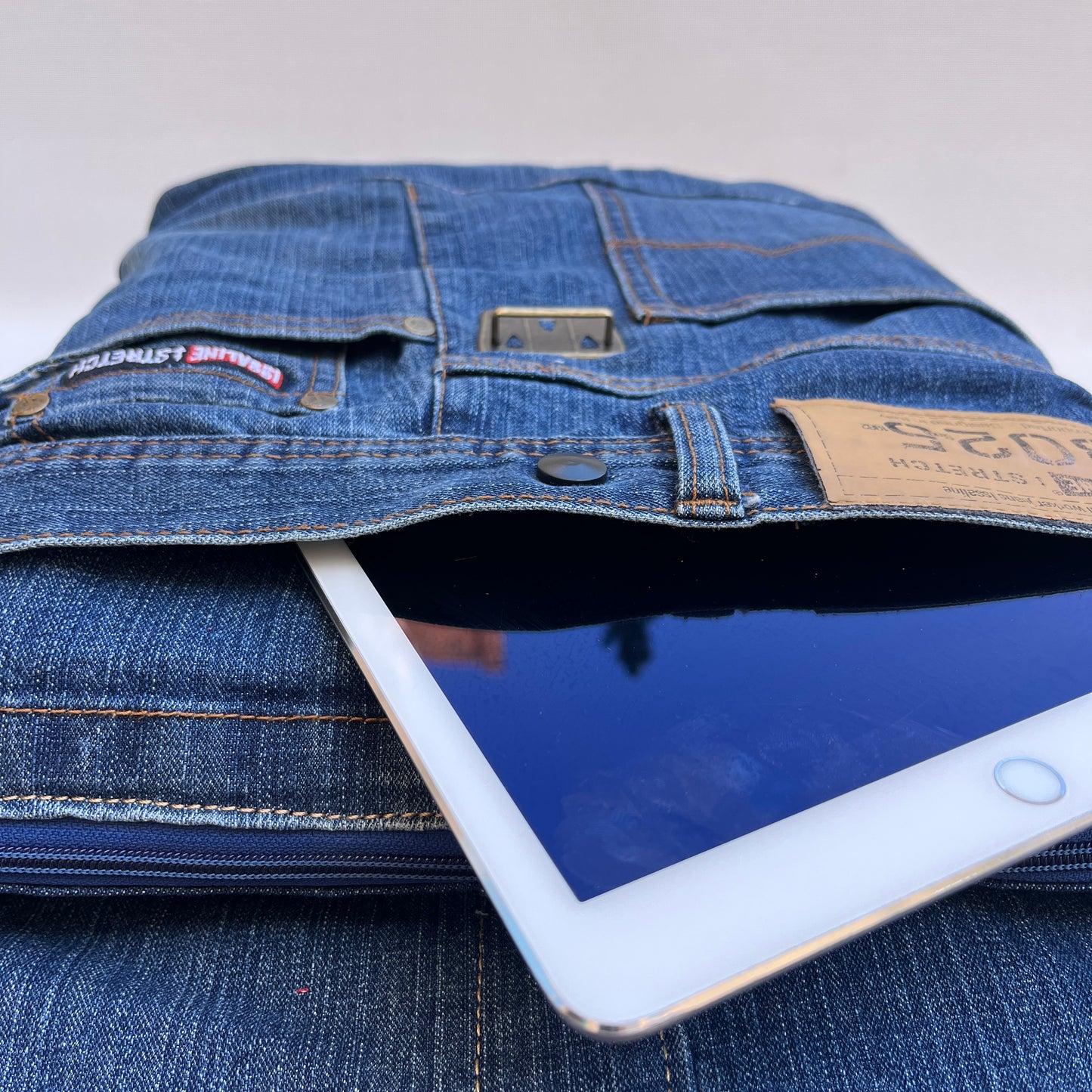 Mochila Top Caomka Recycled ♻️ Jeans · Pieza Única 15473