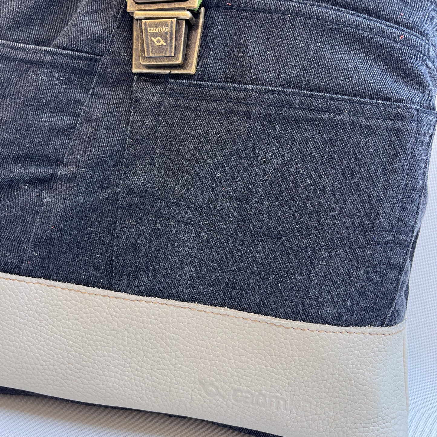 Mochila Top Caomka Recycled ♻️ Jeans · Pieza Única 15474