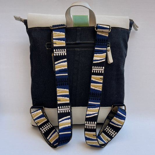 Mochila Top Caomka Recycled ♻️ Jeans · Pieza Única 15474