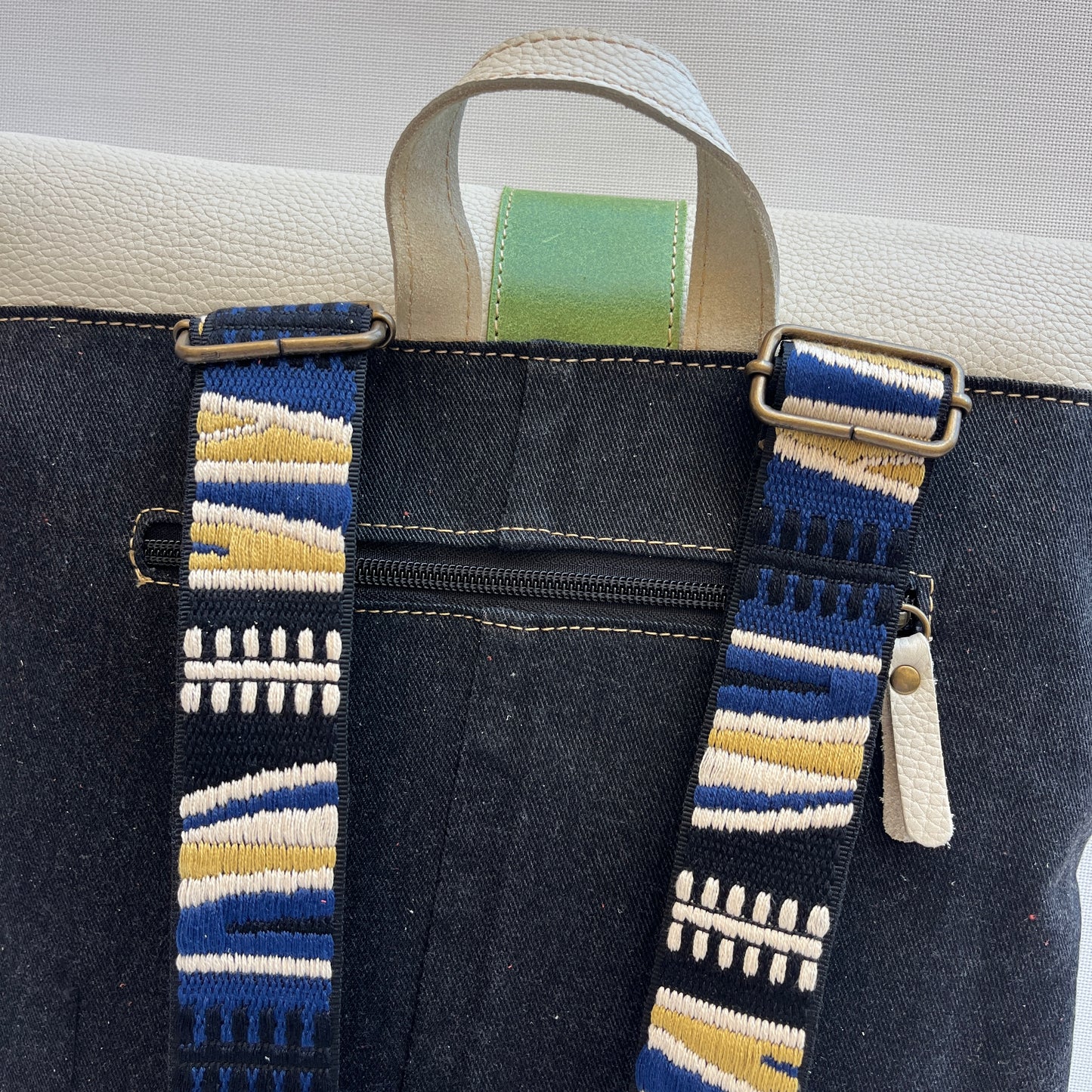 Mochila Top Caomka Recycled ♻️ Jeans · Pieza Única 15474