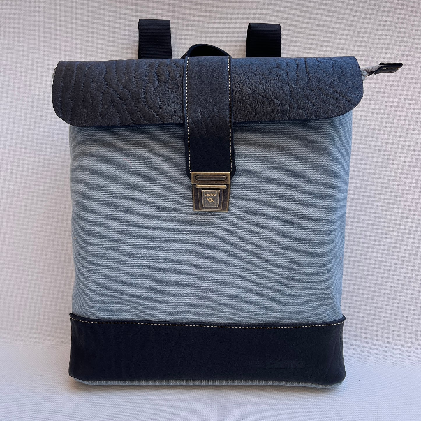 Mochila Top Caomka · Tejido natural de cáñamo · Pieza Única 15486