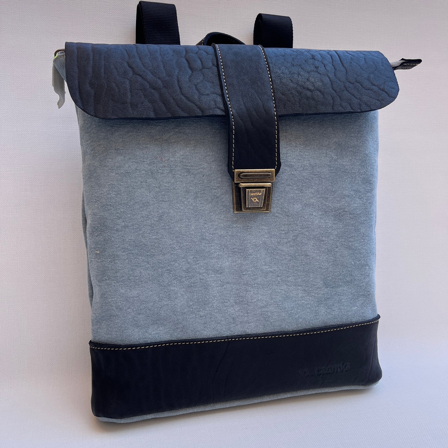 Mochila Top Caomka · Tejido natural de cáñamo · Pieza Única 15486