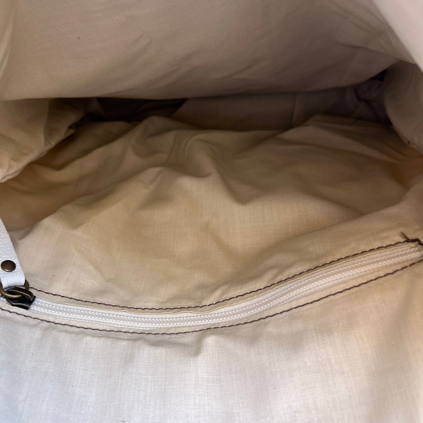 Mochila Top Caomka · Tejido natural de cáñamo · Pieza Única 15487