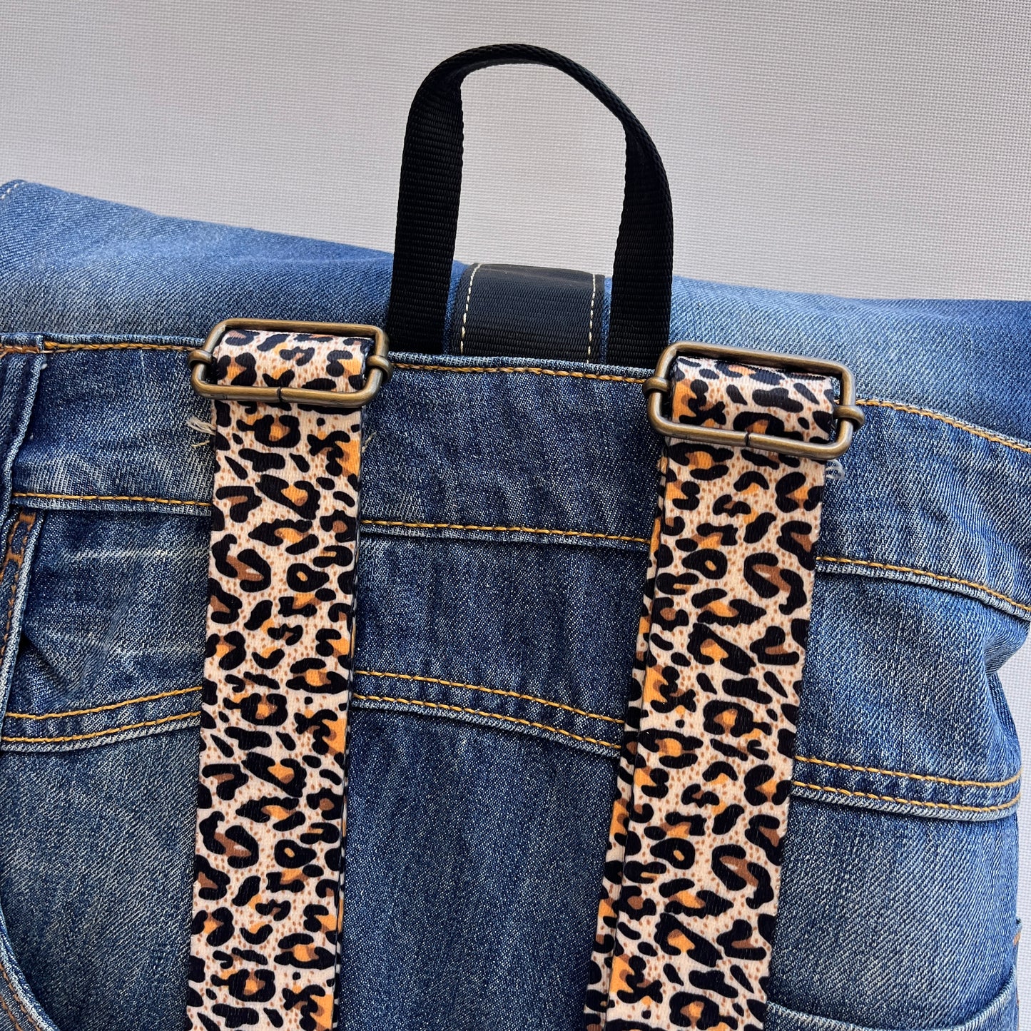 Mochila Top Caomka Recycled ♻️ Jeans · Pieza Única 15488