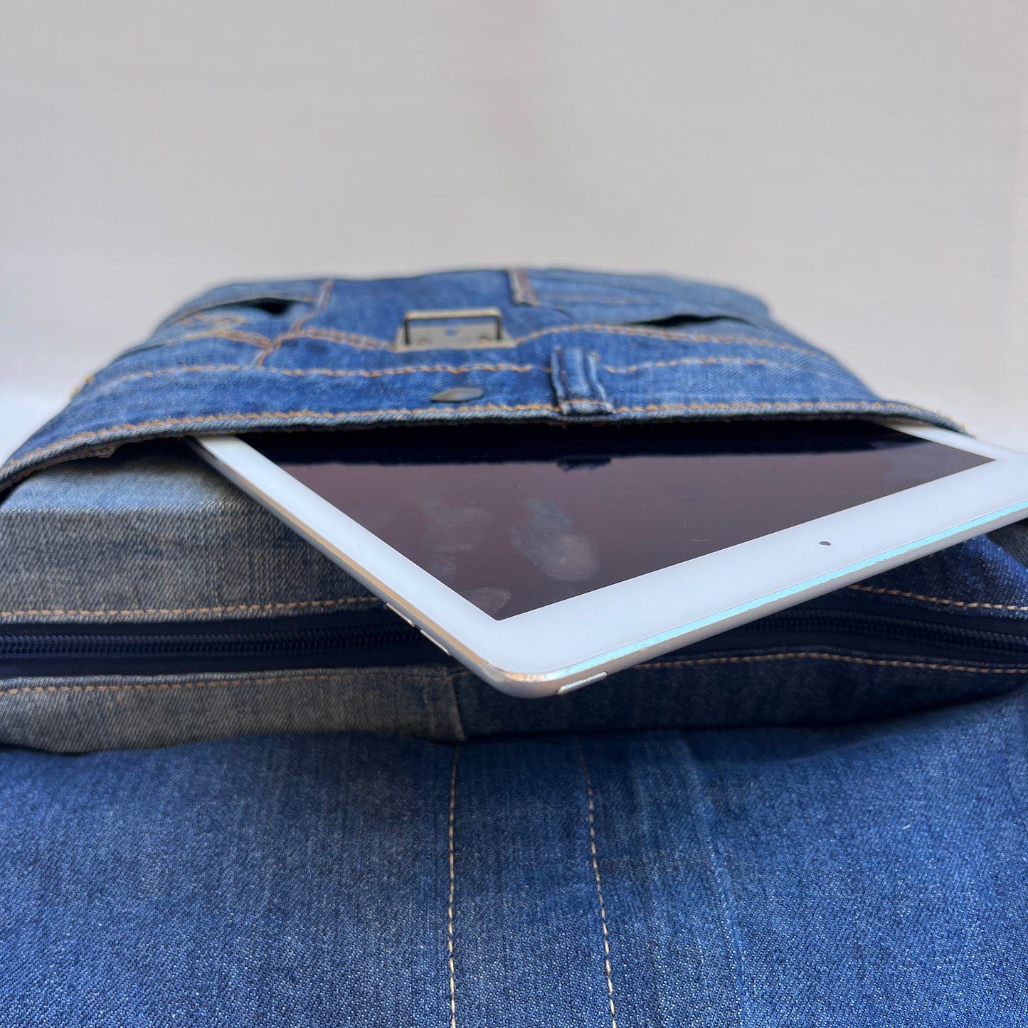 Mochila Top Caomka Recycled ♻️ Jeans · Pieza Única 15488