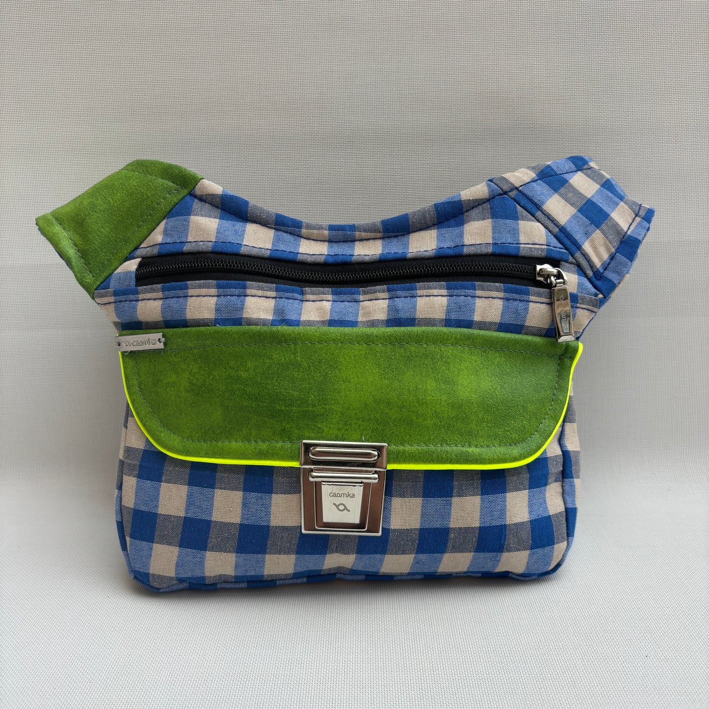 Riñonera "Special Vichy Top" + Bolsillo trasero · Pieza Única Núm. 17946