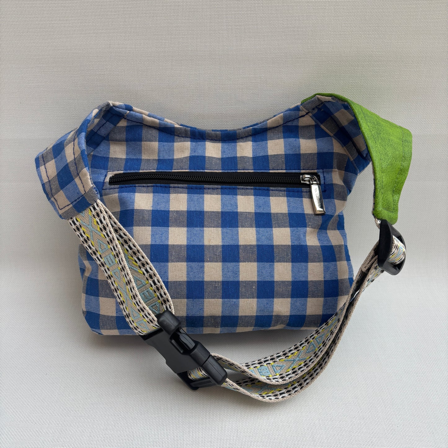 Riñonera "Special Vichy Top" + Bolsillo trasero · Pieza Única Núm. 17946