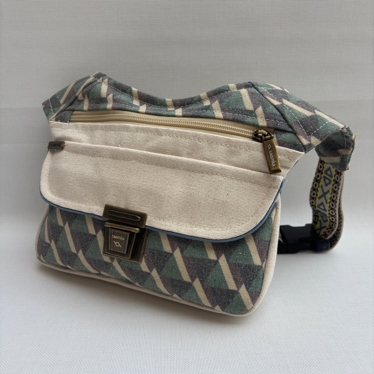 Riñonera "Special Geometric Nepal Top" + Bolsillo trasero · Pieza Única Núm. 17978