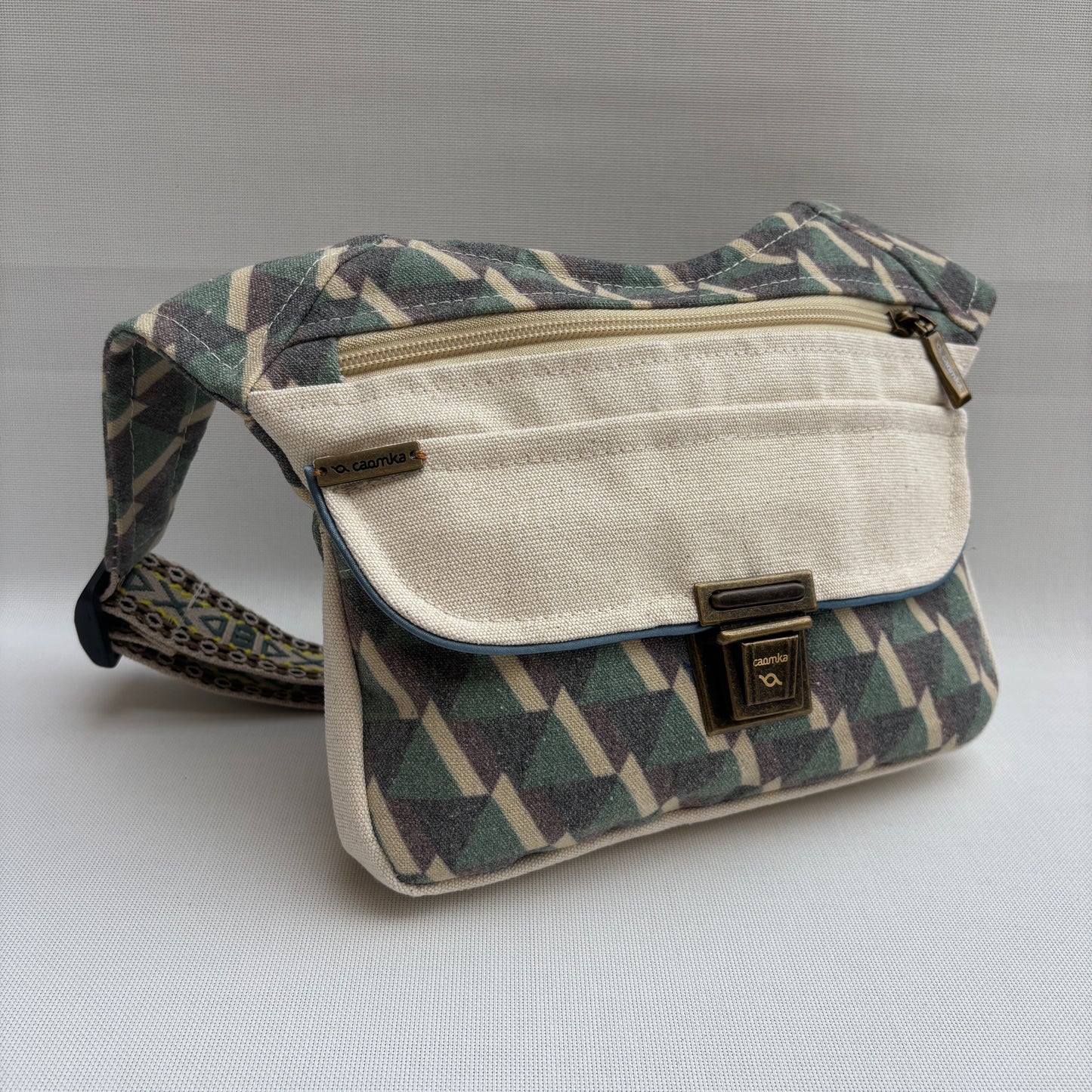 Riñonera "Special Geometric Nepal Top" + Bolsillo trasero · Pieza Única Núm. 17978