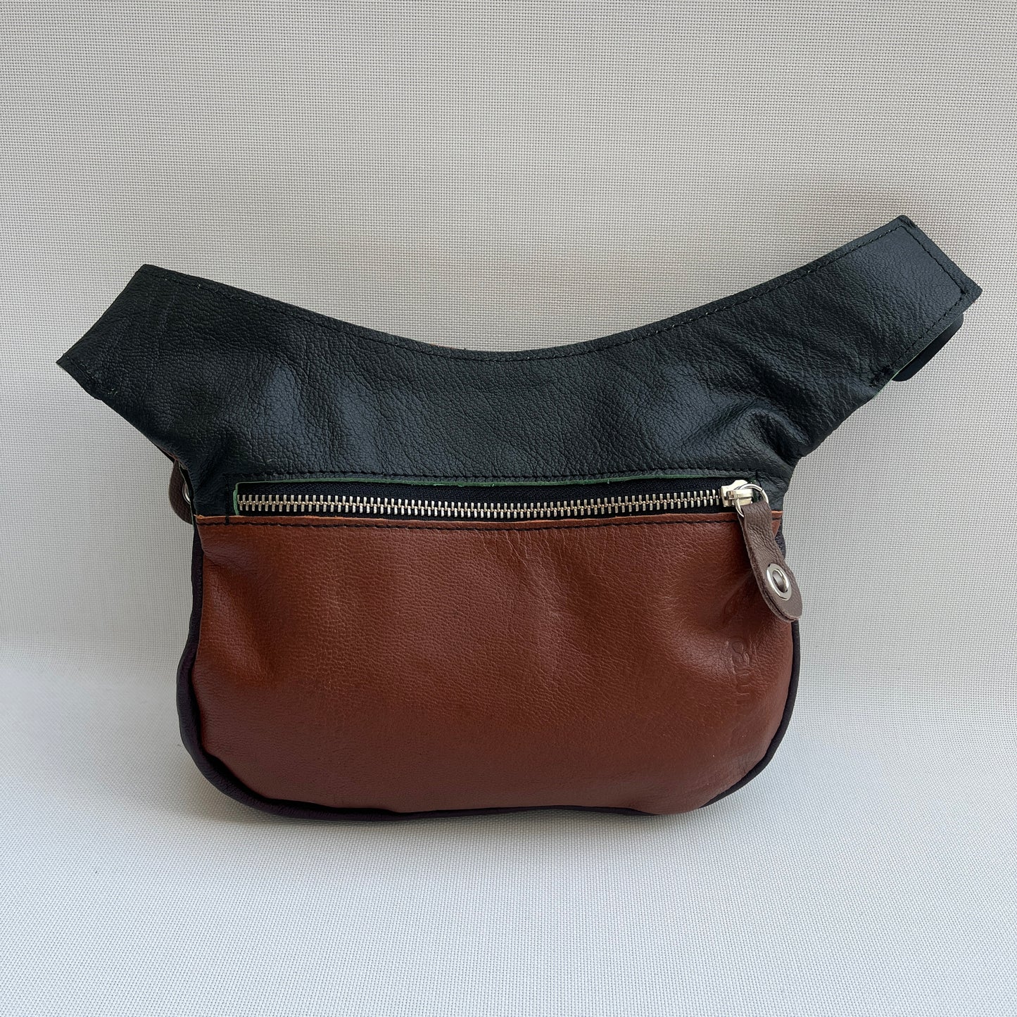 Special Green & Brown and purple· Piel natural BioCuir® · Pieza Exclusiva Núm. 14776