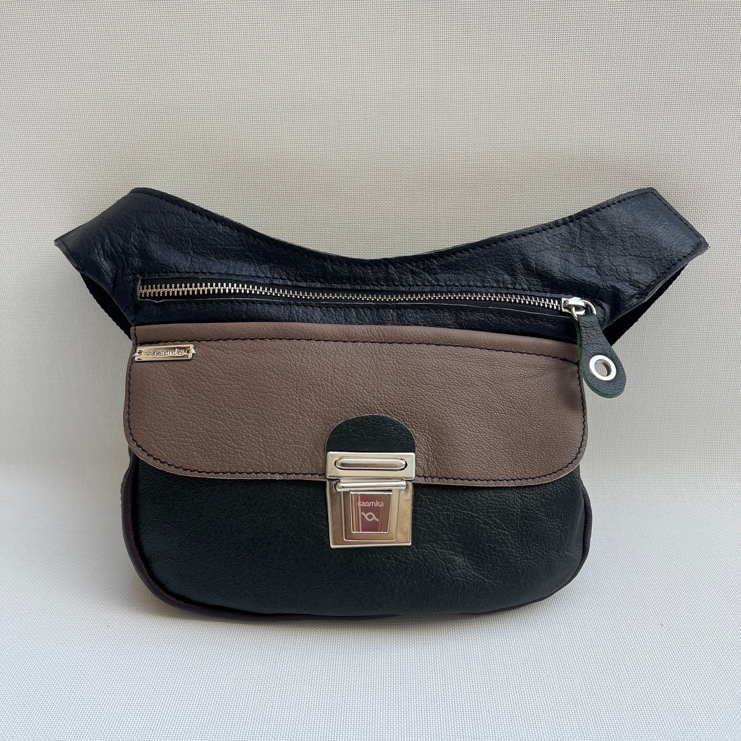 Special Green & Taupé & Dark Blue · Piel natural BioCuir® · Pieza Exclusiva Núm. 14778