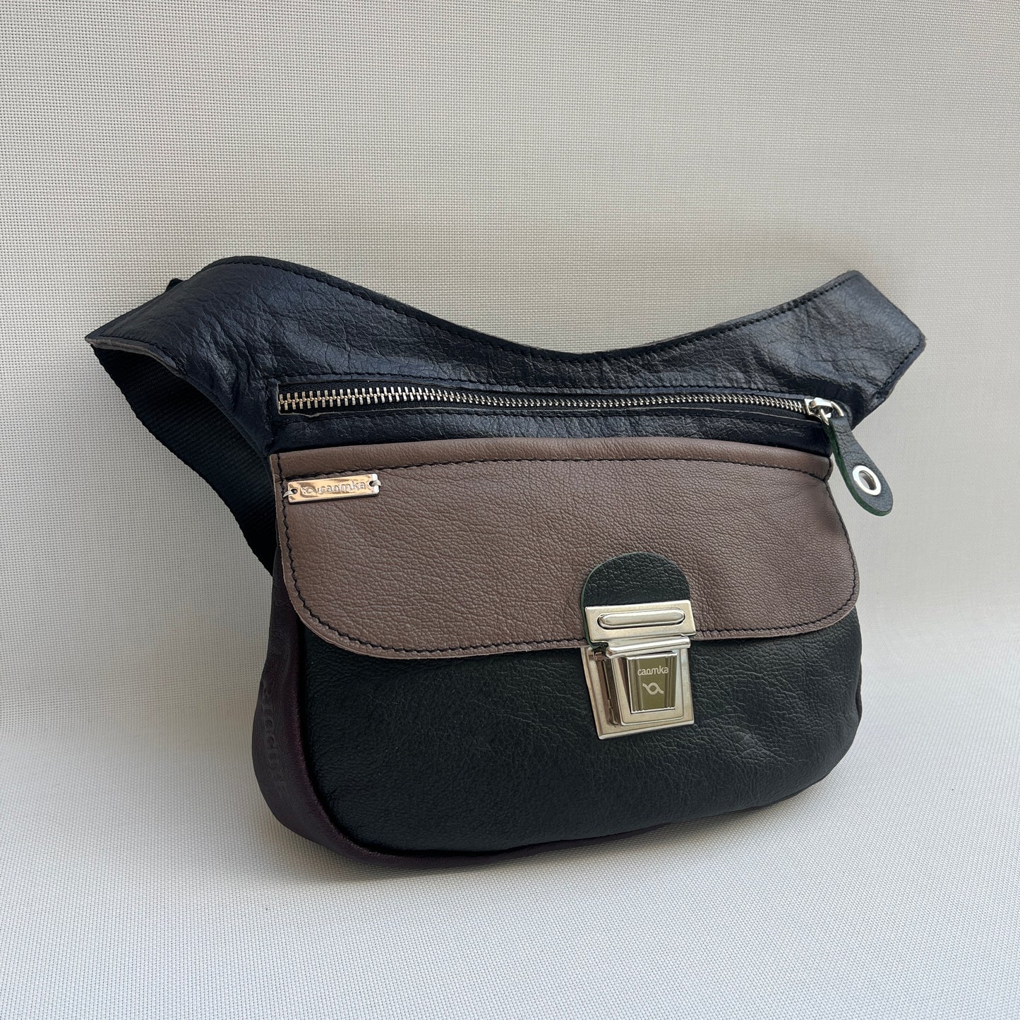 Special Green & Taupé & Dark Blue · Piel natural BioCuir® · Pieza Exclusiva Núm. 14778