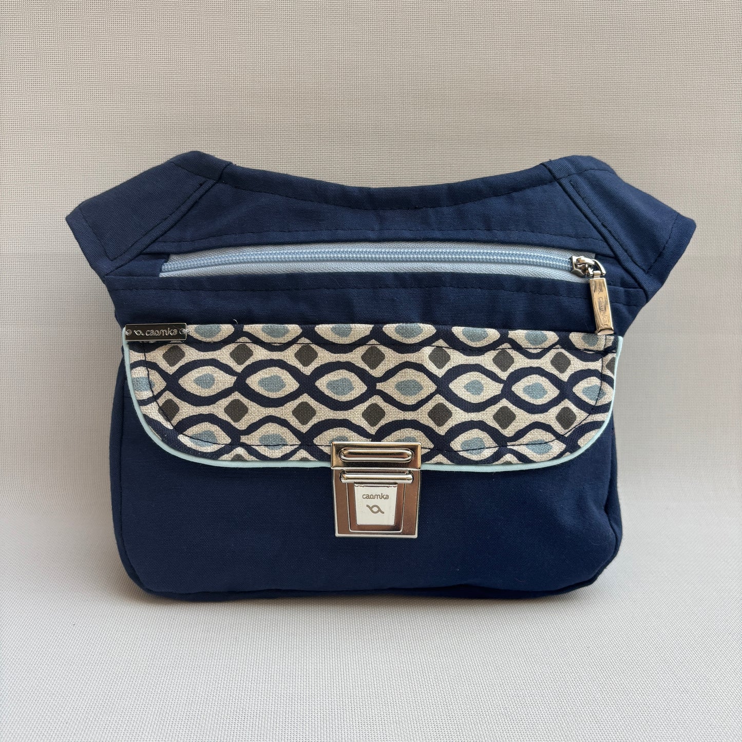 Riñonera "Special Navy Geometry Top" · Pieza Única Núm. 18119