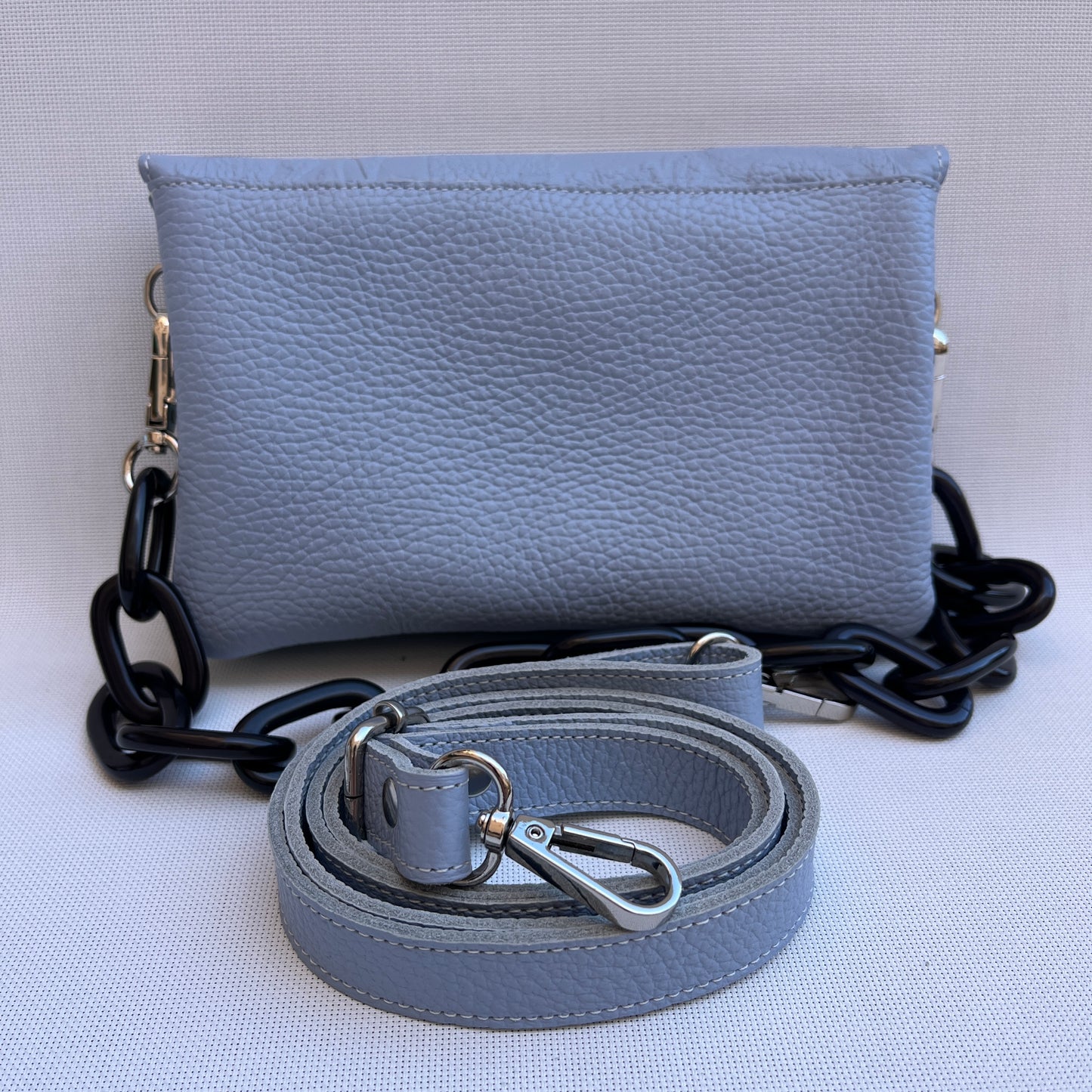 Riñonera multifunción ELEGANT NANO "Sky" · Piel - Cuero · Pieza Exclusiva Núm. 15224