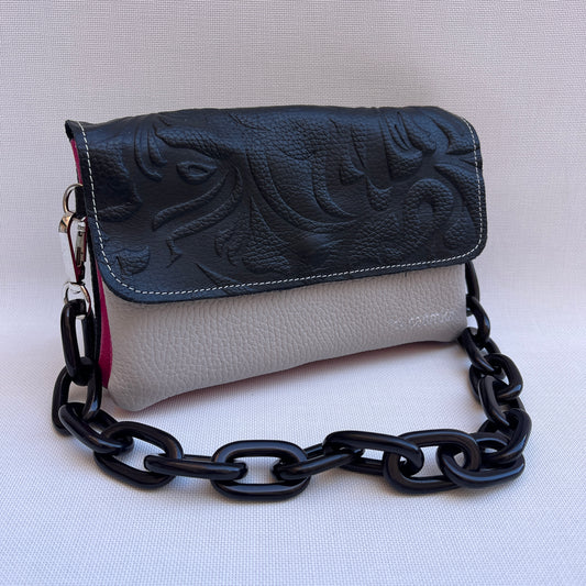 Riñonera multifunción ELEGANT NANO "Black" · Piel - Cuero · Pieza Exclusiva Núm. 15228