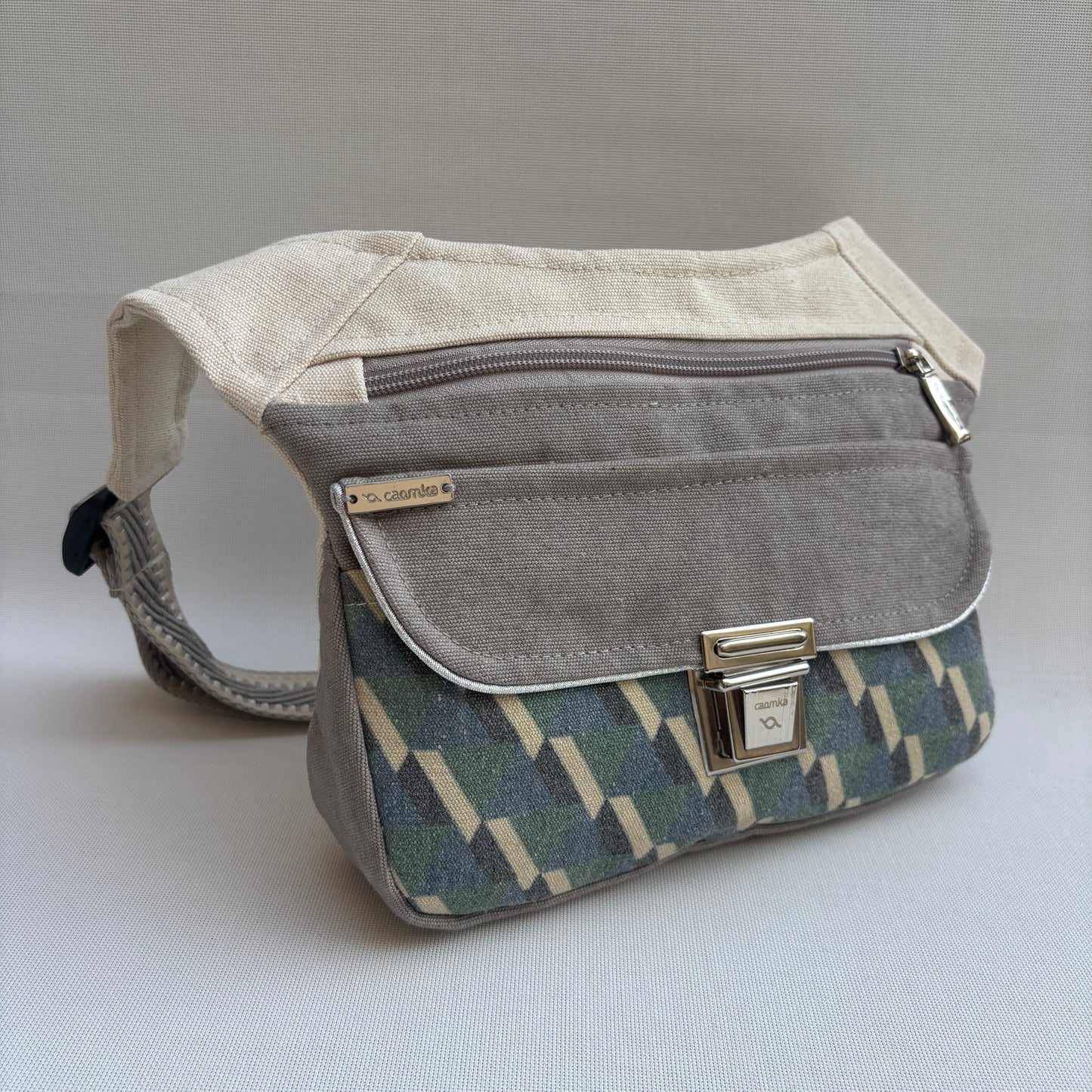 Riñonera "Special Geometric Top" + Bolsillo trasero · Pieza Única Núm. 18031