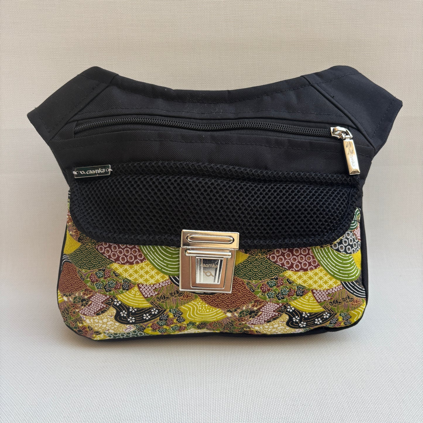Riñonera "Elegant Japanese" + Bolsillo trasero · Pieza Única Núm. 18034