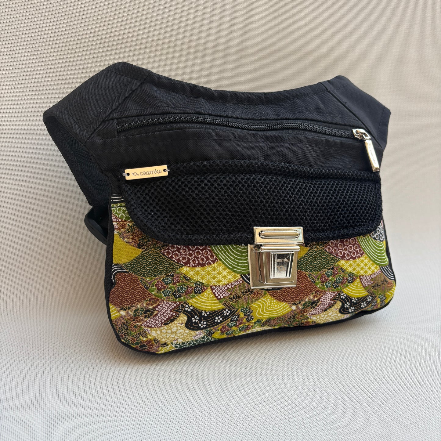 Riñonera "Elegant Japanese" + Bolsillo trasero · Pieza Única Núm. 18034