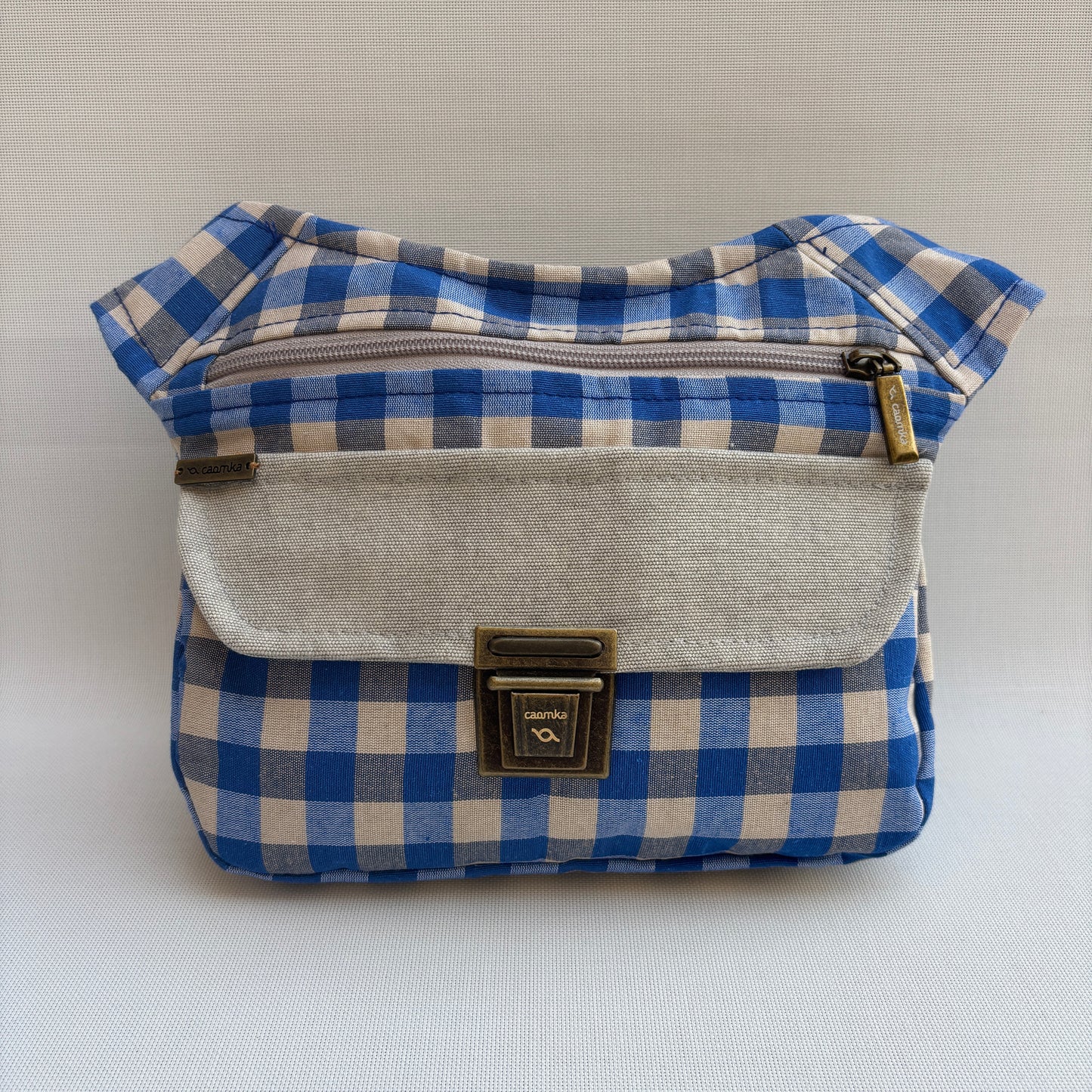 Riñonera "Special Vichy Blue Top" · Pieza Única Núm. 18121