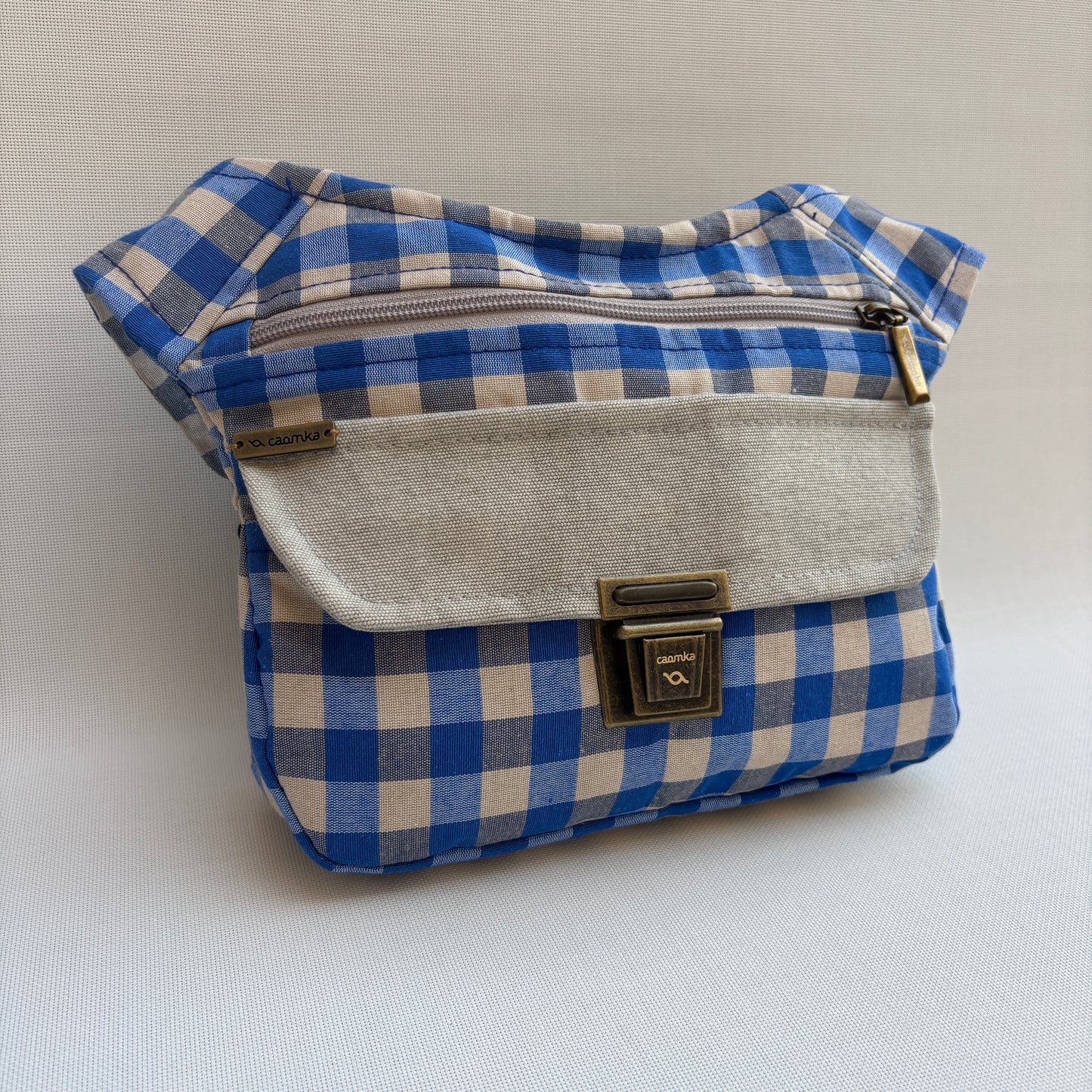 Riñonera "Special Vichy Blue Top" · Pieza Única Núm. 18121