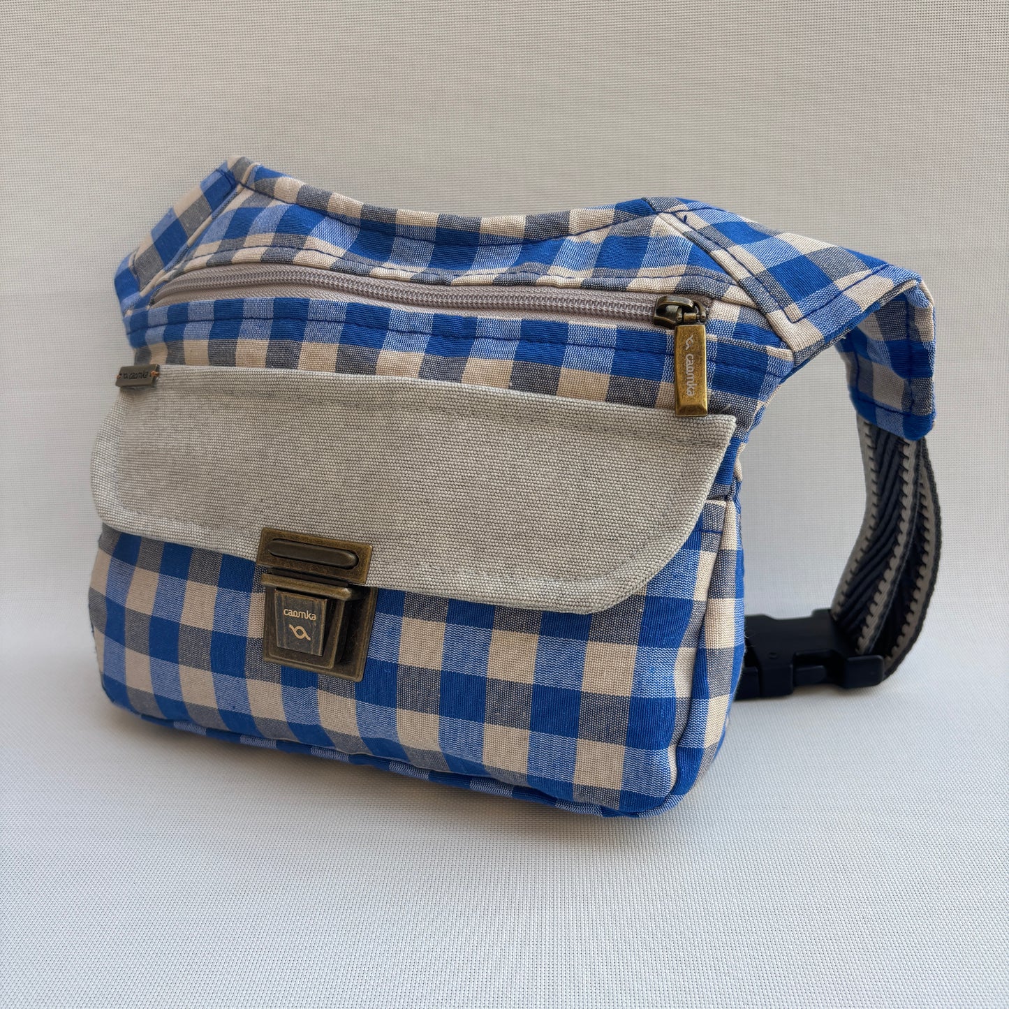 Riñonera "Special Vichy Blue Top" · Pieza Única Núm. 18121