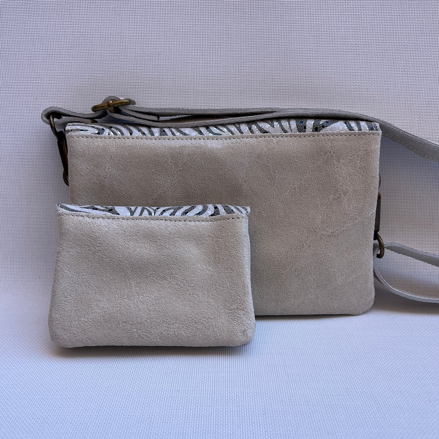 Monedero Sweet Caomka "Fantasy White" · Piel - Cuero · Pieza Exclusiva Núm. 15475