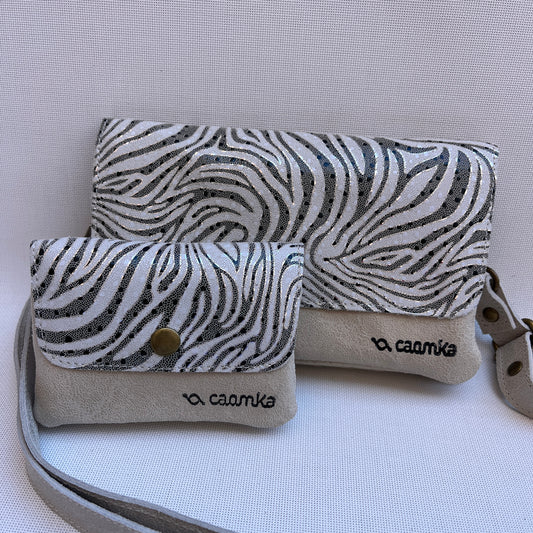 Monedero Sweet Caomka "Fantasy White" · Piel - Cuero · Pieza Exclusiva Núm. 15475