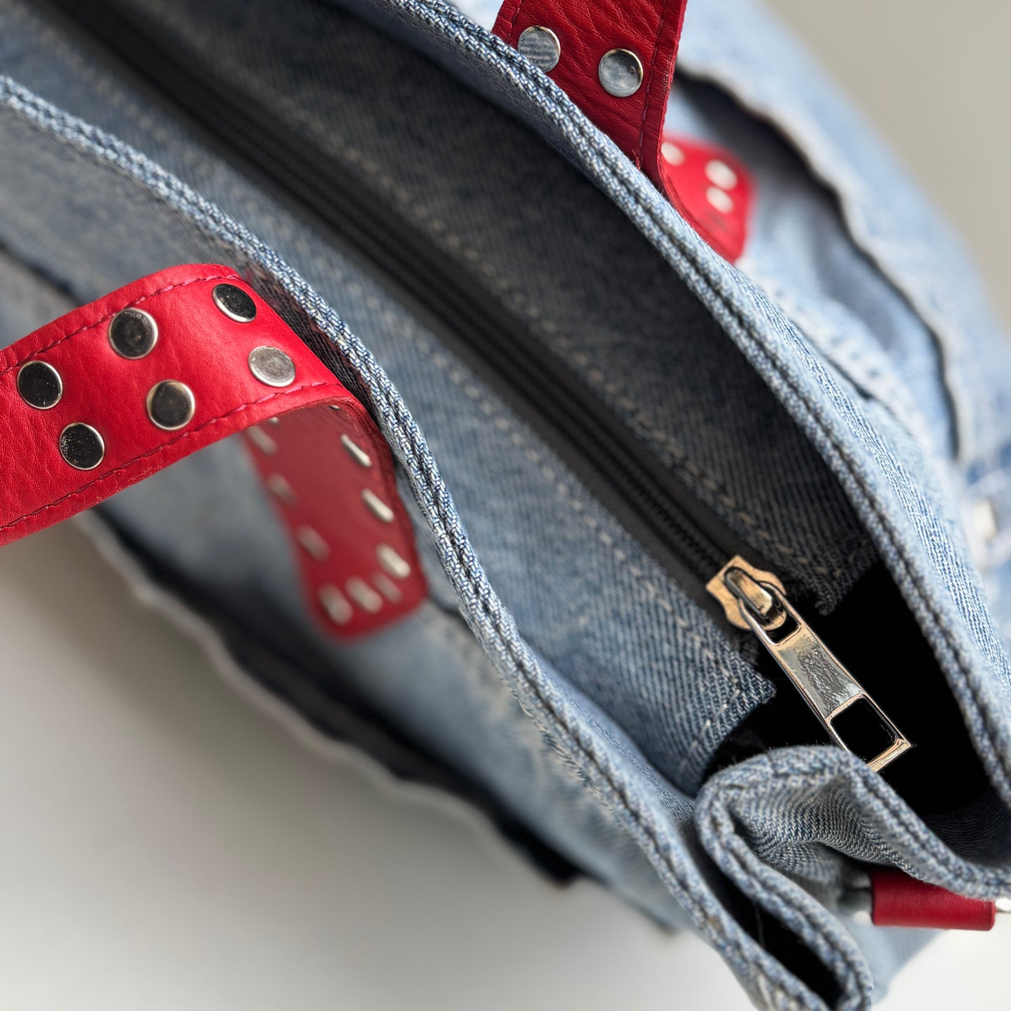 Bolso vaquero · ♻️ Jeans Recycled ♻️ · Pieza Única Núm. 18622