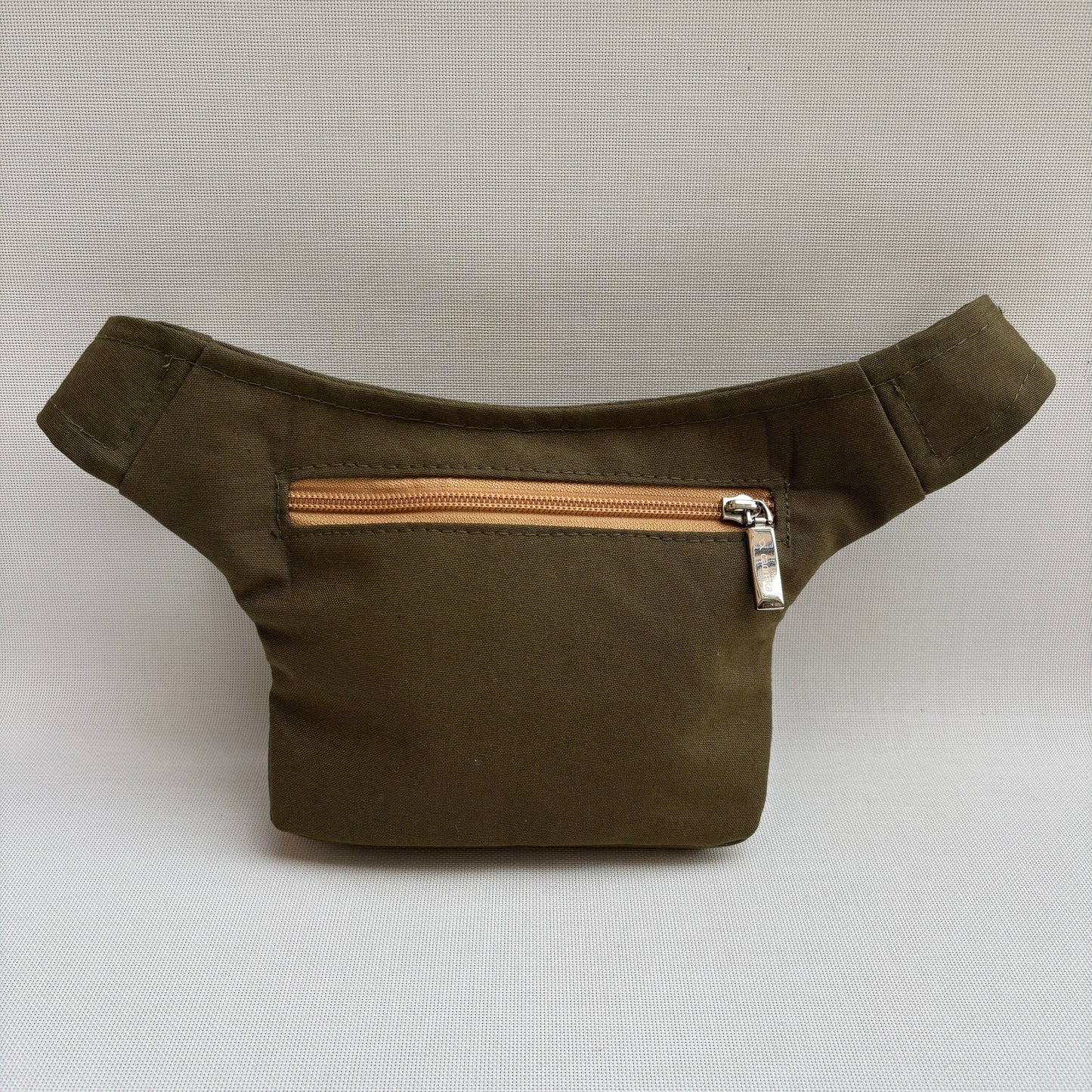 Riñonera Mini "Special Green Kaki Top" + Bolsillo trasero extra · Pieza Única Núm. 18972
