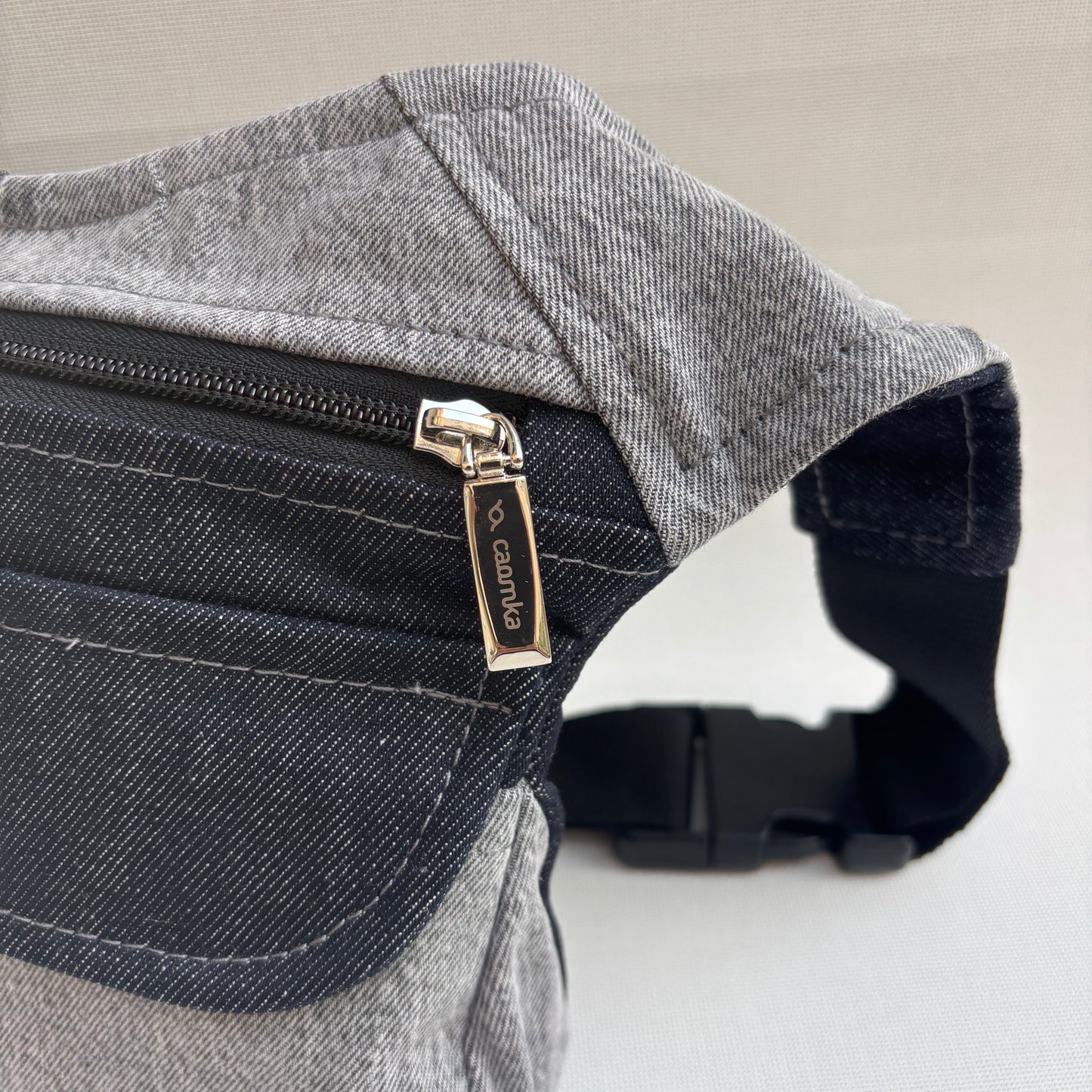 Riñonera "Special ♻️ Jeans Recycled ♻️  + Bolsillo trasero con cremallera · Pieza Única Núm. 17955