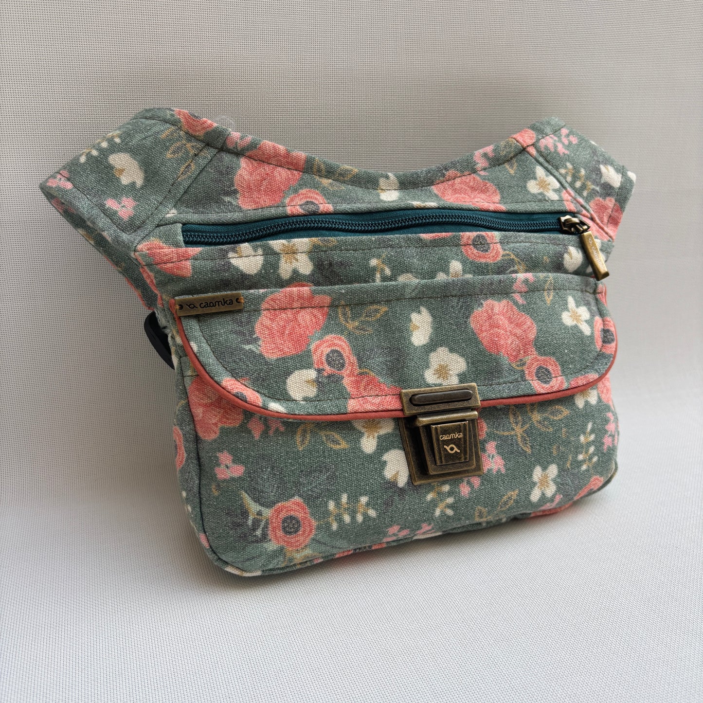 Riñonera "Special Rosas Nepal Top" + Bolsillo trasero · Pieza Única Núm. 17974