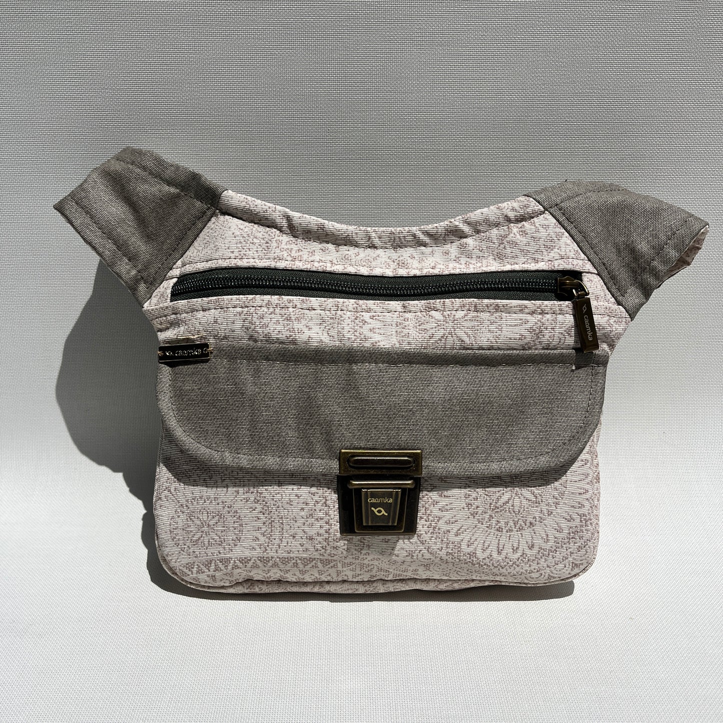 Special Pearl Gray Vegan Leatherette Unique Piece No. 13324