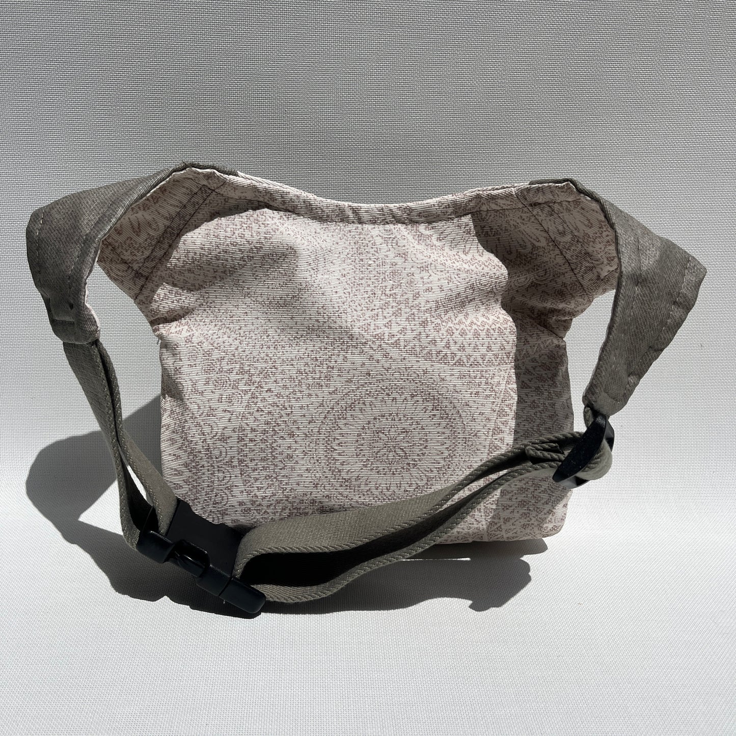 Special Pearl Gray Vegan Leatherette Unique Piece No. 13324