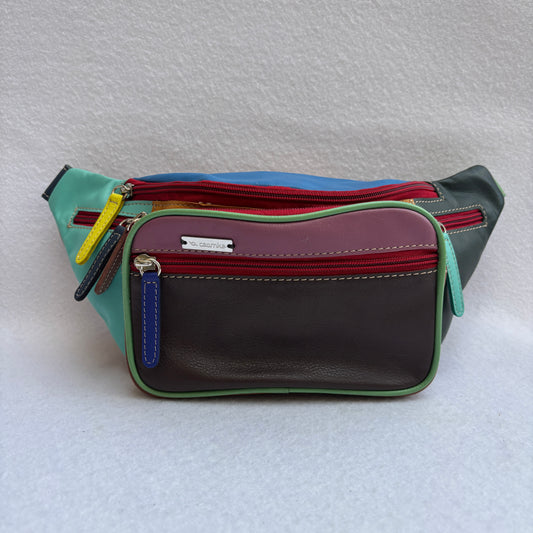 Riñonera RetroChic Analia Happy Colors · Piel · Pieza Única Núm. 19524