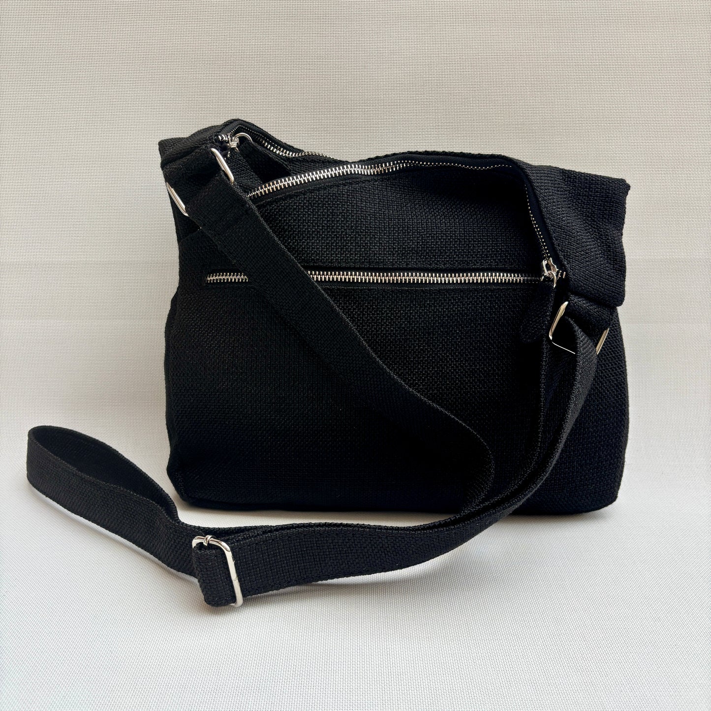 Bolso Bandolera Súper Caomka "Autumn Black" · Pieza Exclusiva Núm. 17967