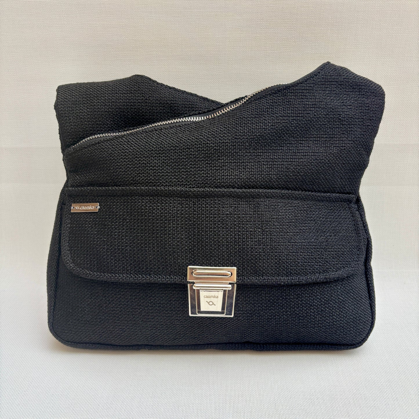 Bolso Bandolera Súper Caomka "Autumn Black" · Pieza Exclusiva Núm. 17967